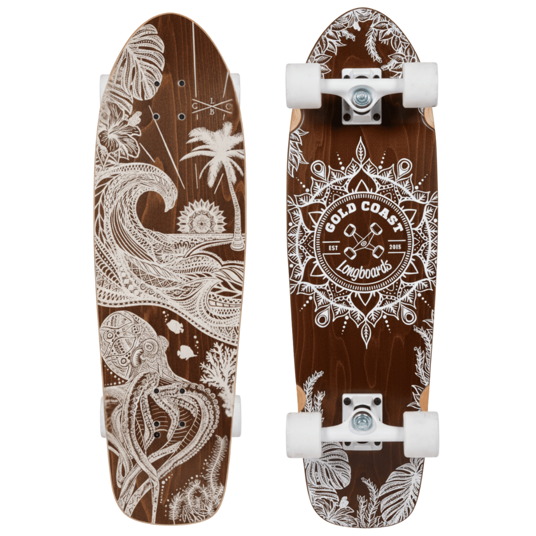 Gold Coast Longboards Cruiser Skateboard Cruiser - Aloha Edition 2.0