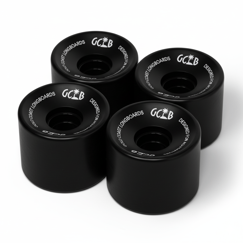Gold Coast Longboards Cruiser/Surf Skate Wheels - Black