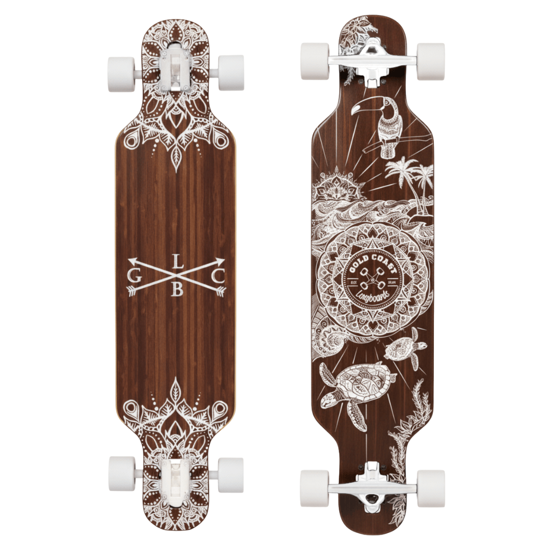 Gold Coast Longboards Longboard Dropthrough Longboard - Wanderlust Edition 2.0