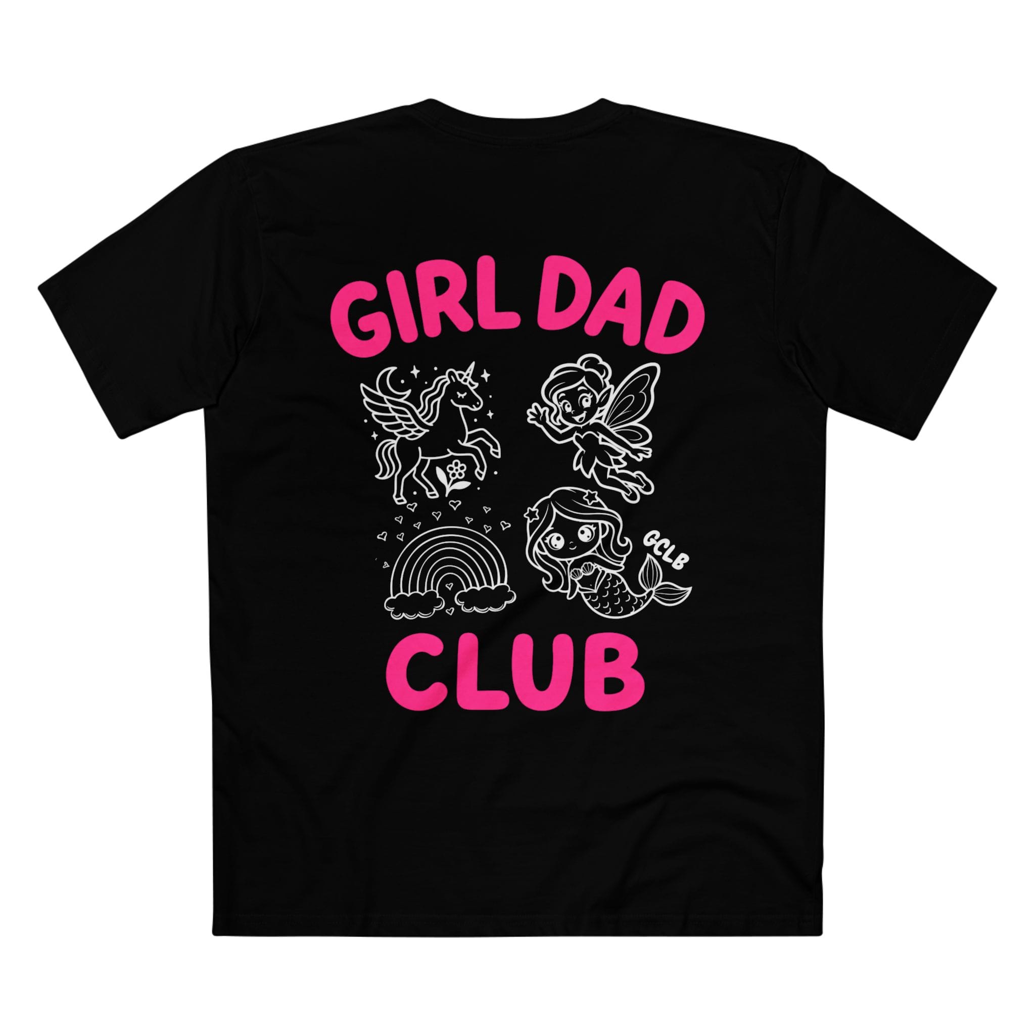 Printify T-Shirt Black / XS Girl Dad Club Tee