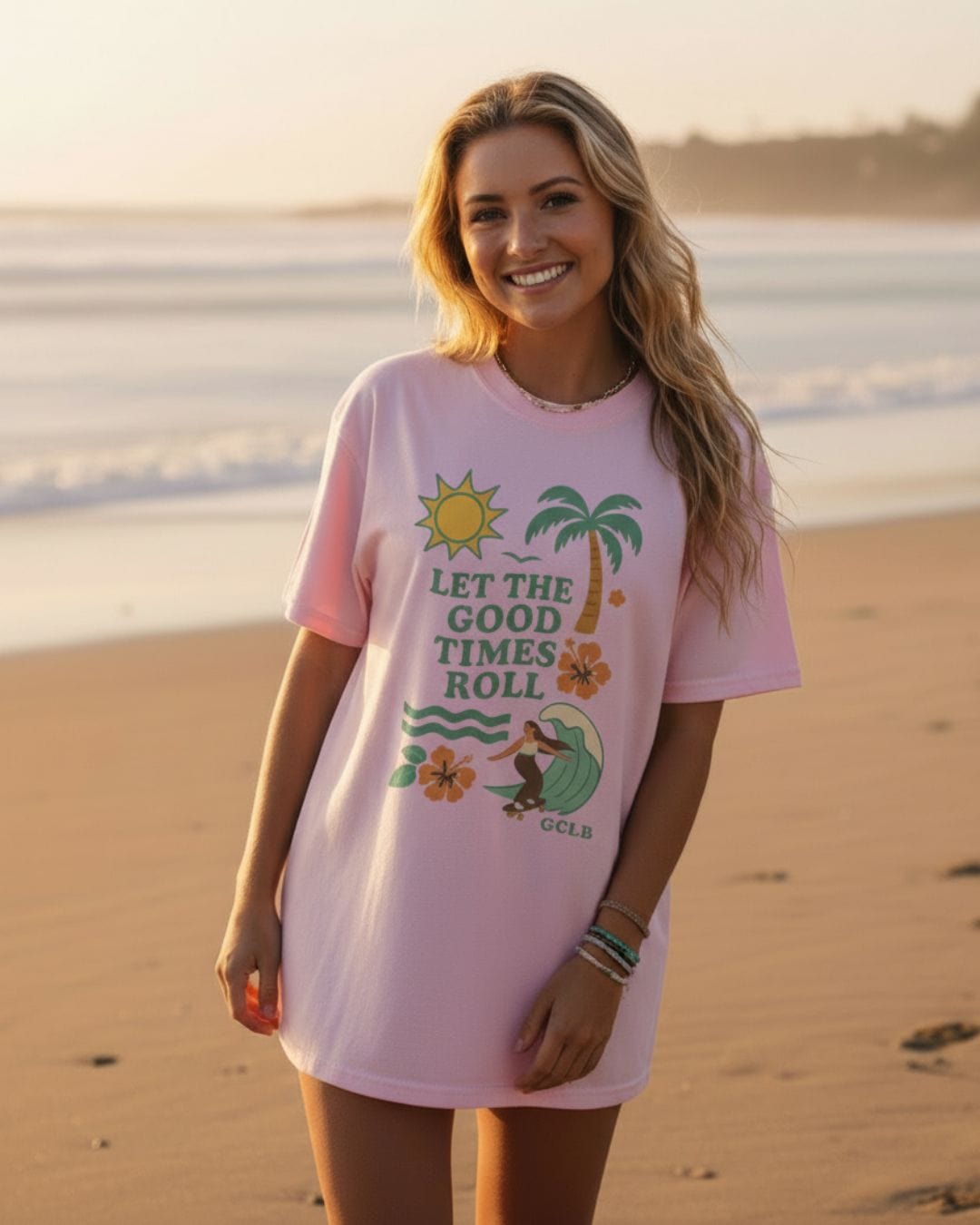 Printify T-Shirt Let the Good Times Roll Tee