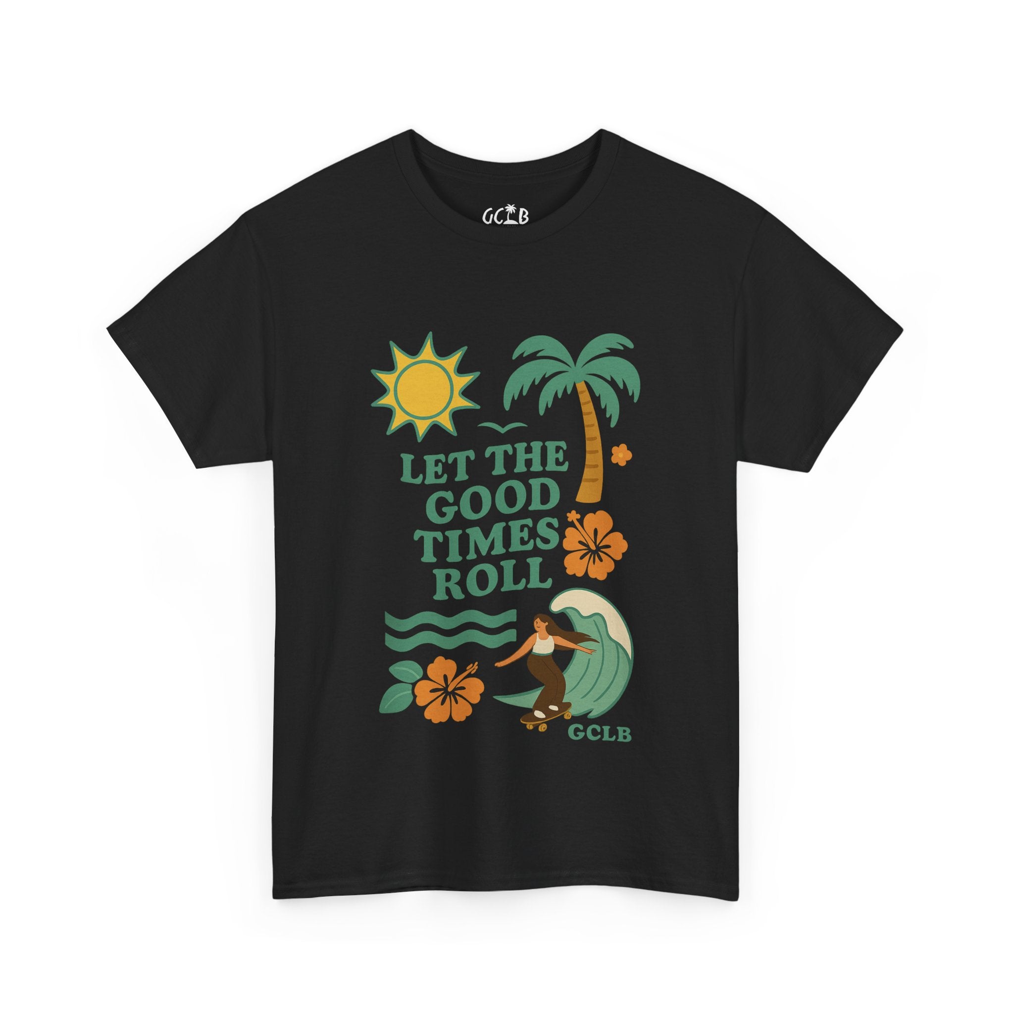 Printify T-Shirt Black / S Let the Good Times Roll Tee