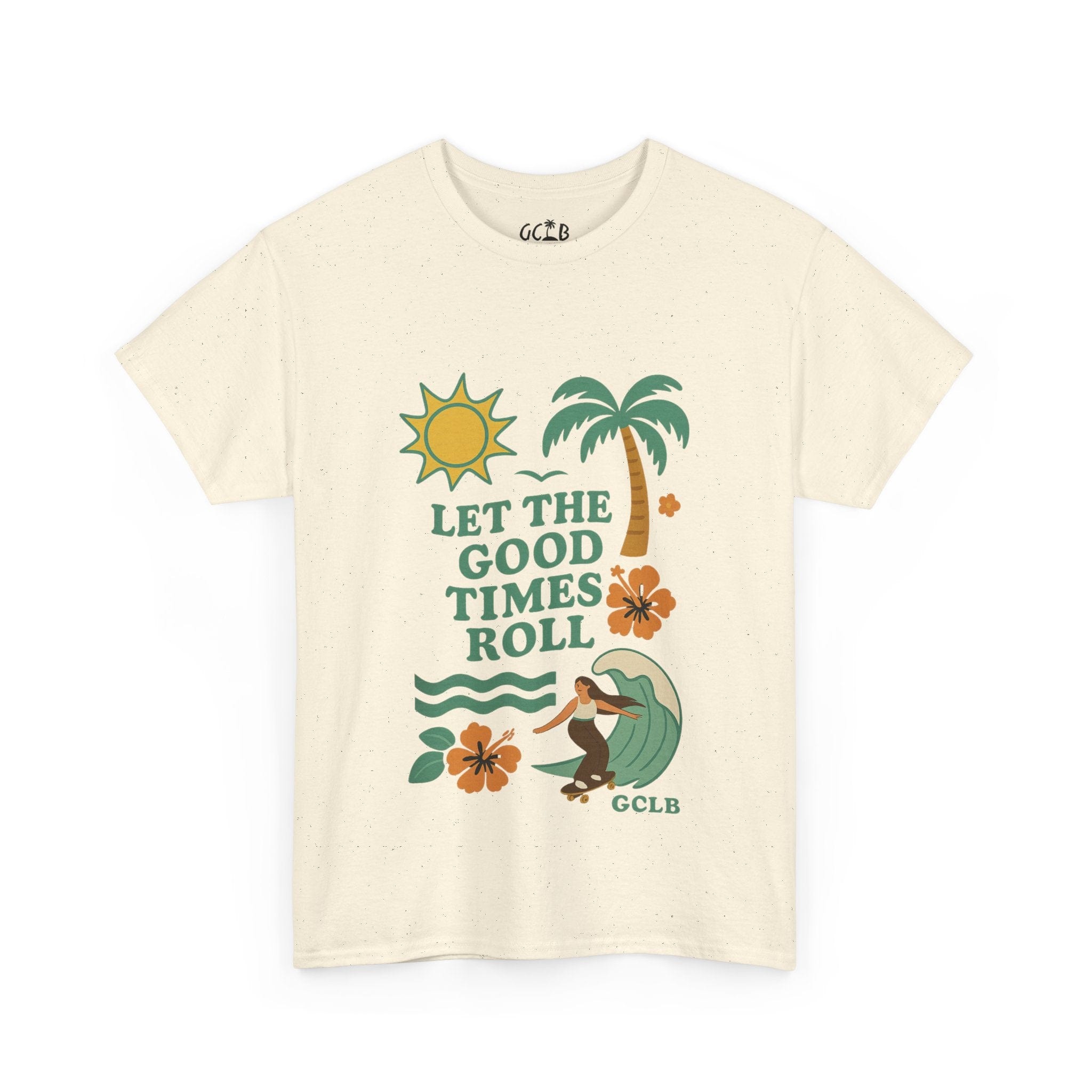Printify T-Shirt Natural / S Let the Good Times Roll Tee