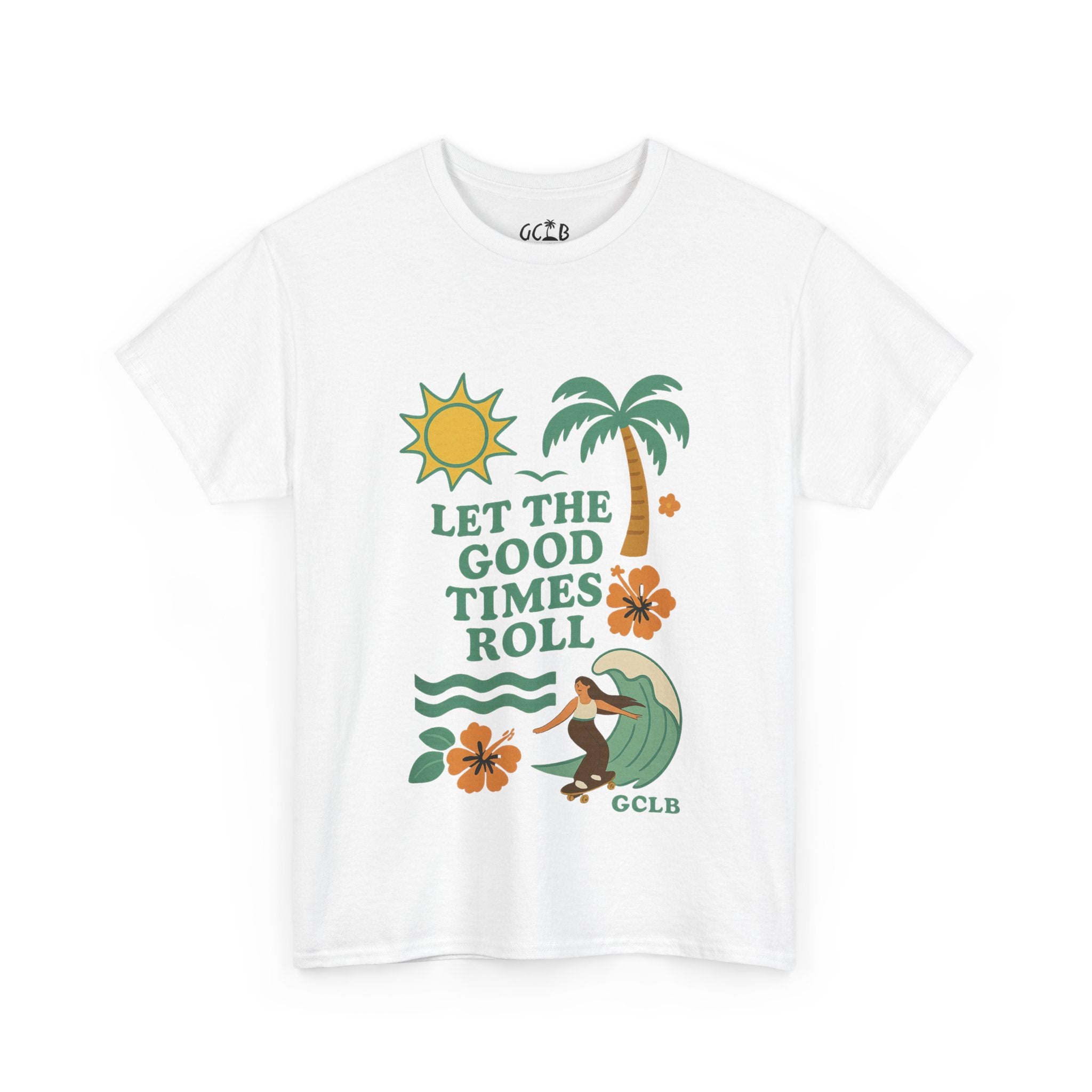 Printify T-Shirt White / S Let the Good Times Roll Tee
