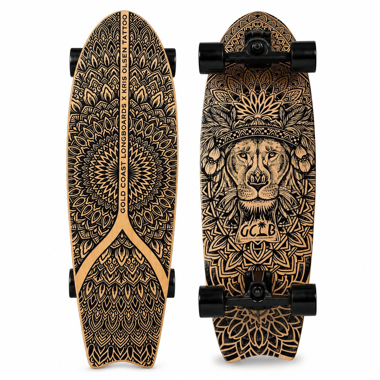 Gold Coast Longboards Surf Skateboard Gravity Surf Trucks Surf Skate 30" — The Fearless