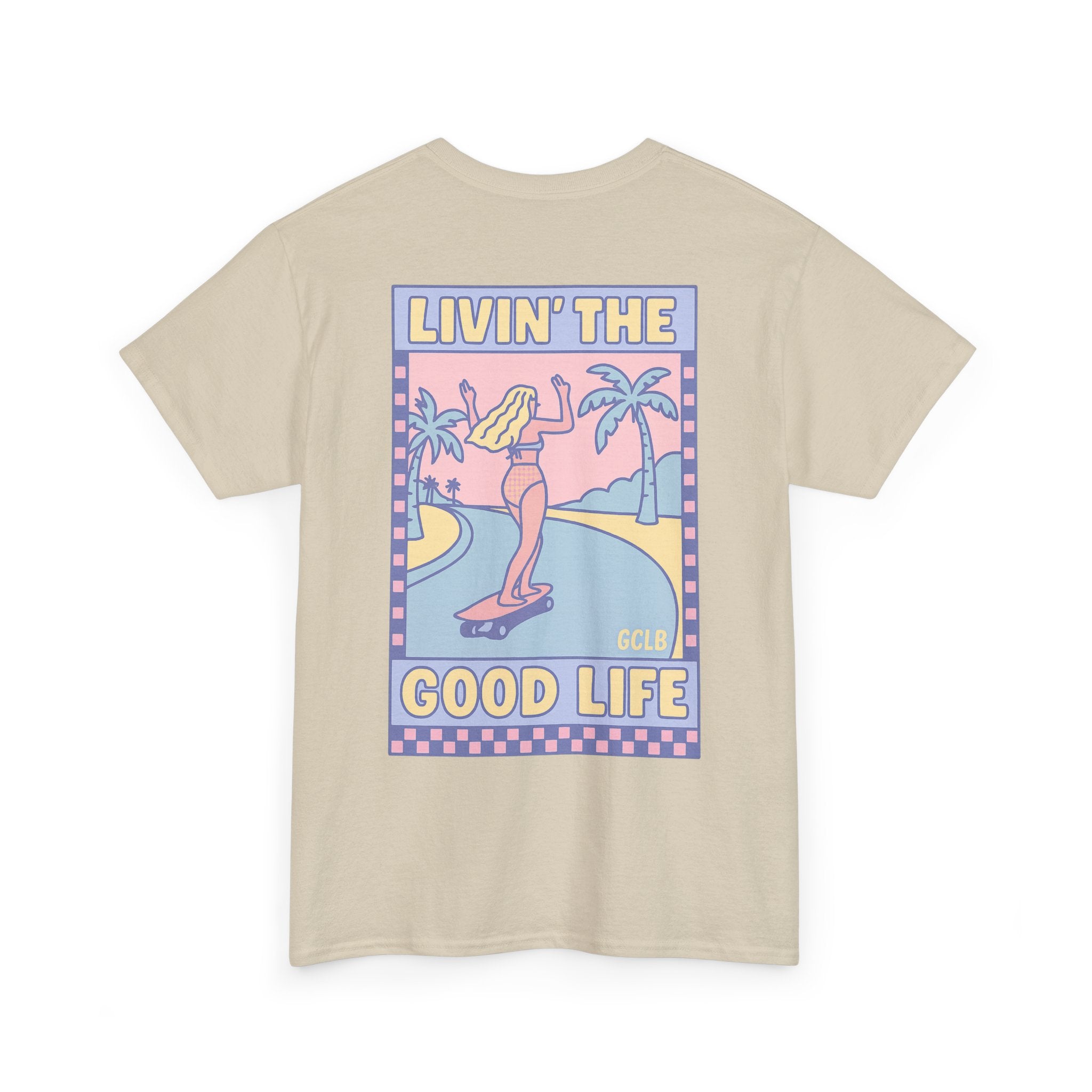 Printify T-Shirt Livin the Good Life 2.0 Tee