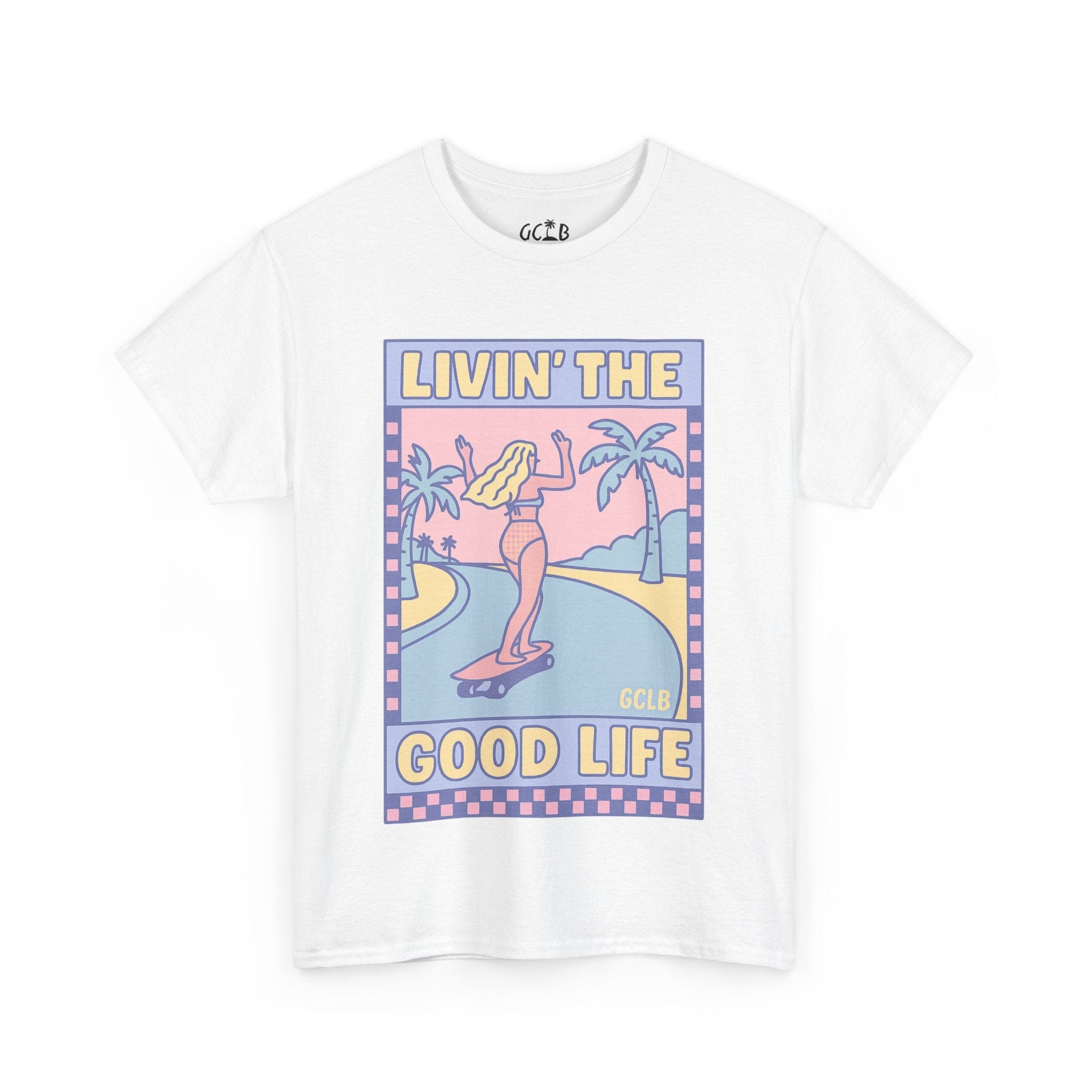 Printify T-Shirt White / S Livin the Good Life Tee