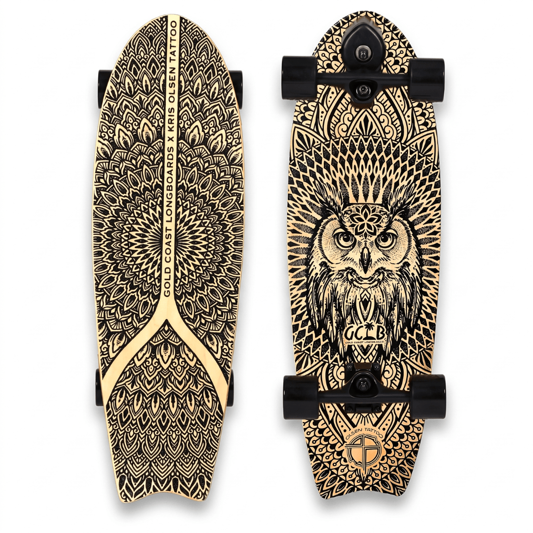 Gold Coast Longboards Surf Skateboard Thruster Surf Trucks Surf Skate 30" — The Oracle