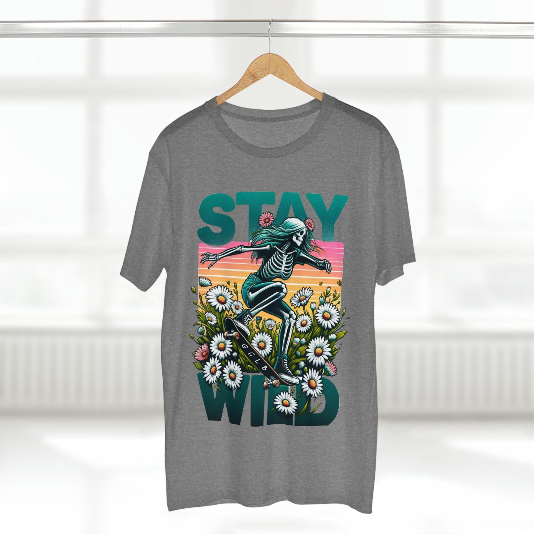 Printify T-Shirt Athletic Heather / S Stay Wild - Standard Tee