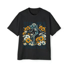Printify T-Shirt Black / S Stay Wild Flower Child - Heavy Oversized Tee