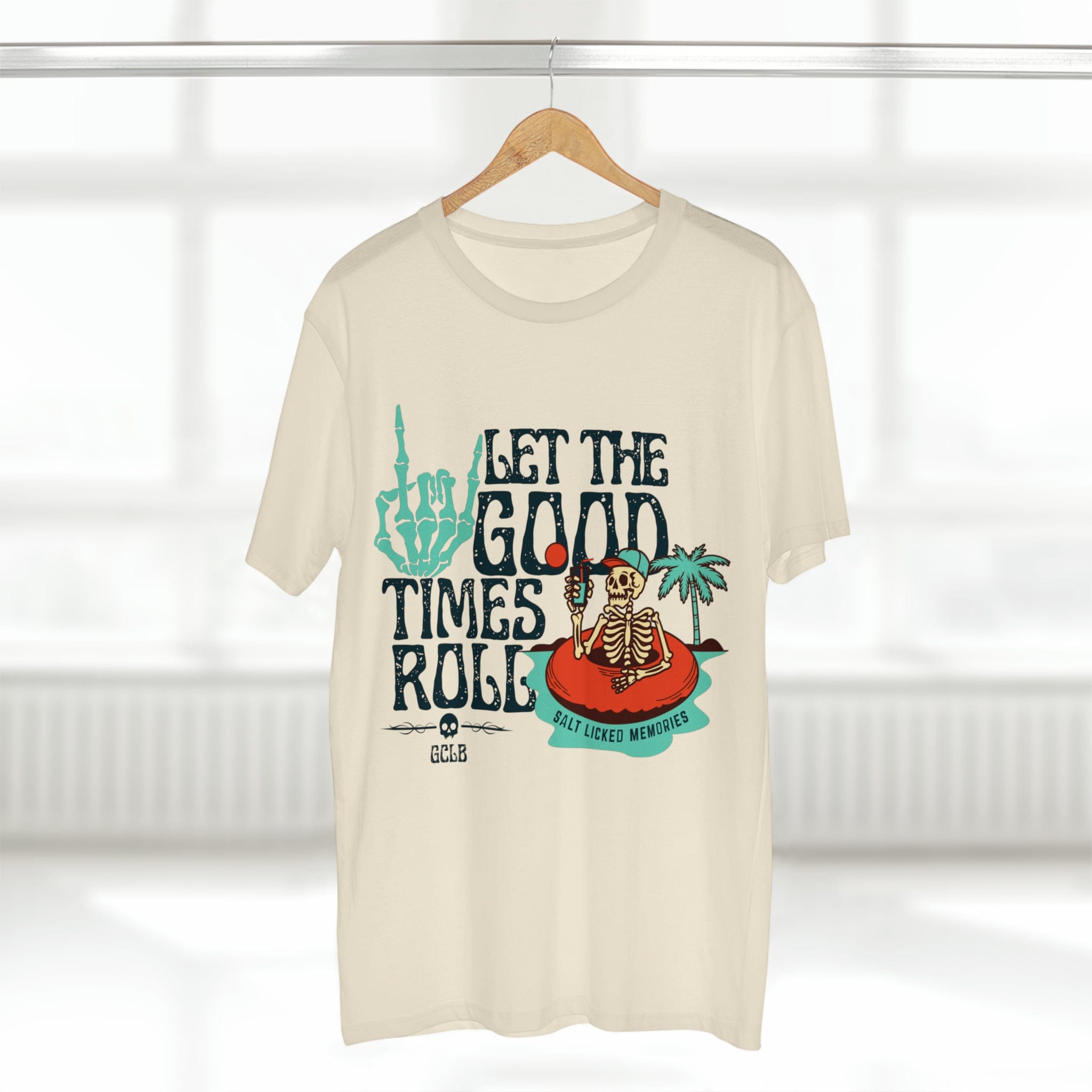 Printify T-Shirt Natural / S Let the Good Times Roll Floaty - Standard Tee
