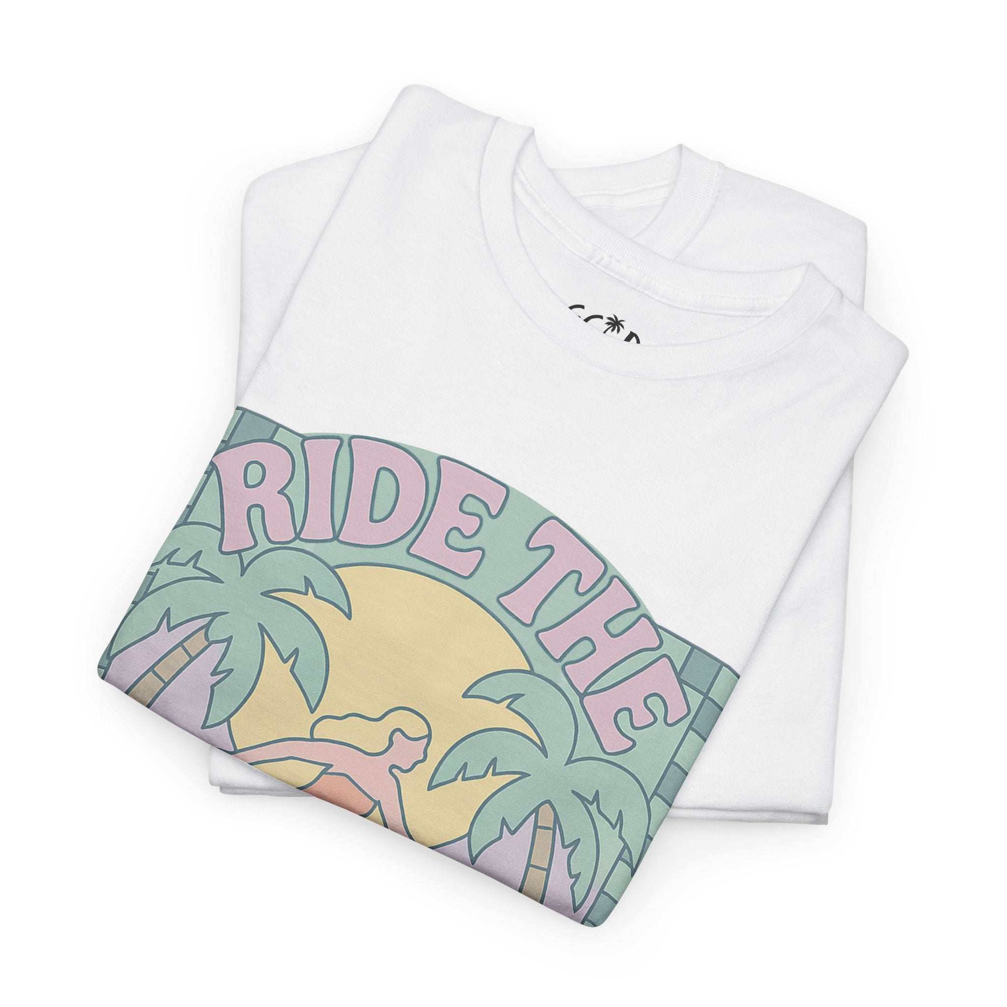 Printify T-Shirt Ride the Wave Tee