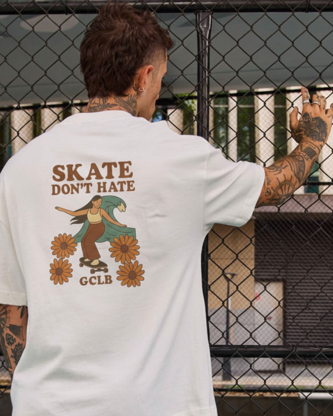 Printify T-Shirt Skate Don't Hate 2.0 Tee