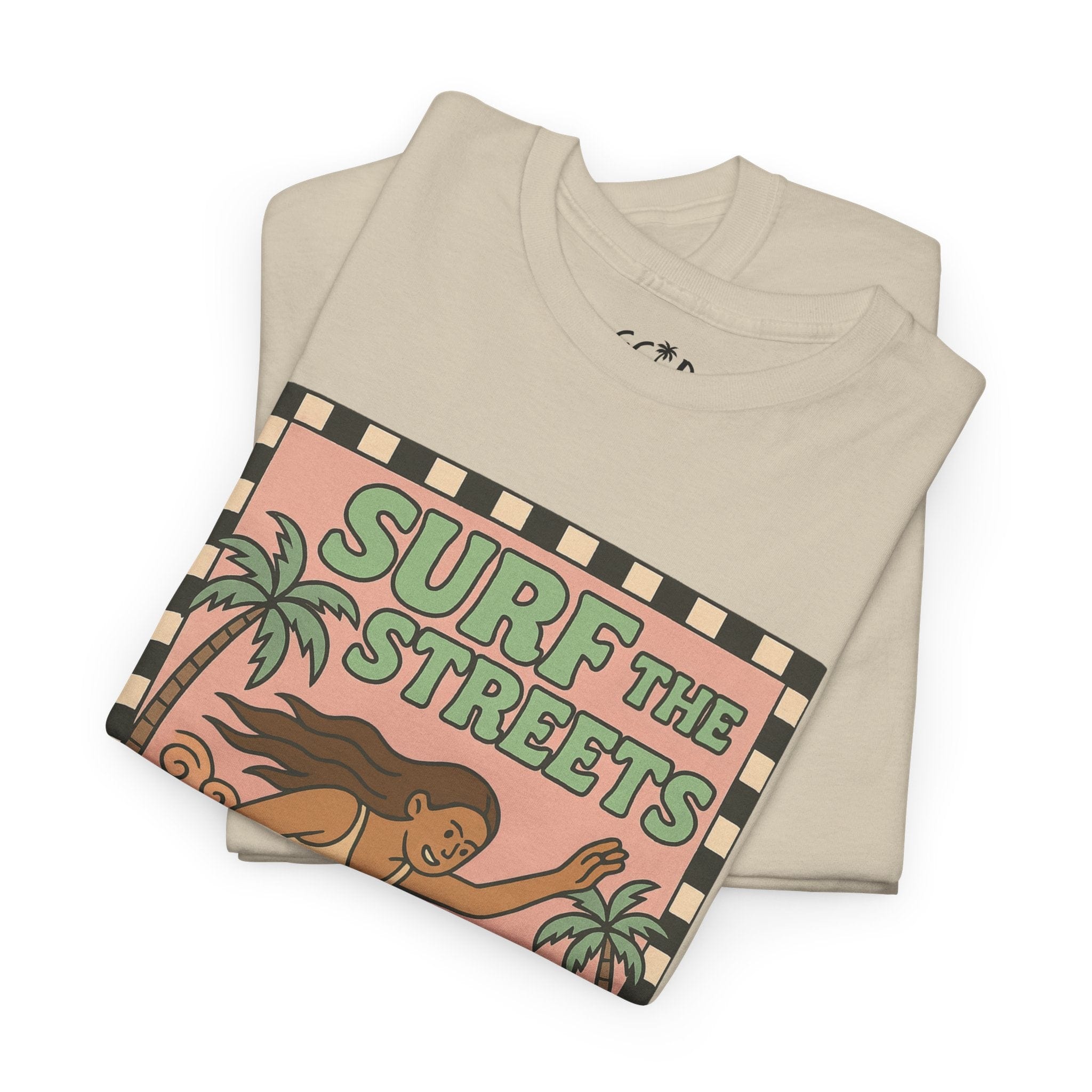Printify T-Shirt Surf the Streets Tee