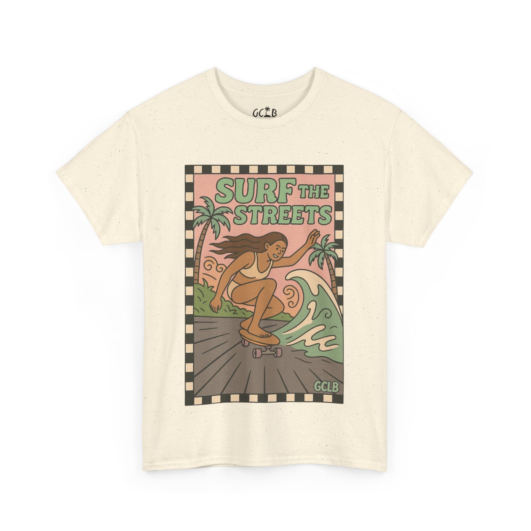 Printify T-Shirt Natural / S Surf the Streets Tee