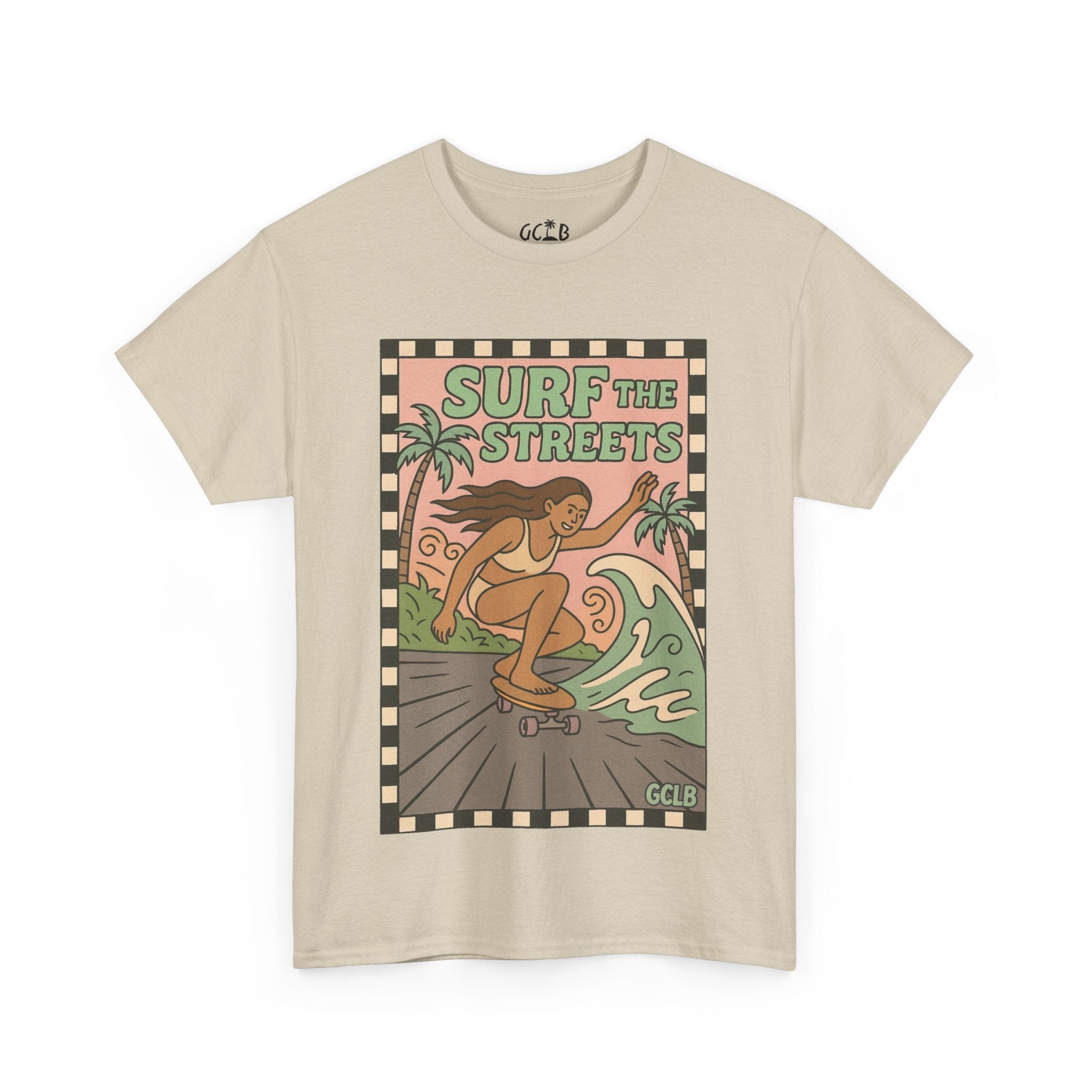 Printify T-Shirt Sand / S Surf the Streets Tee