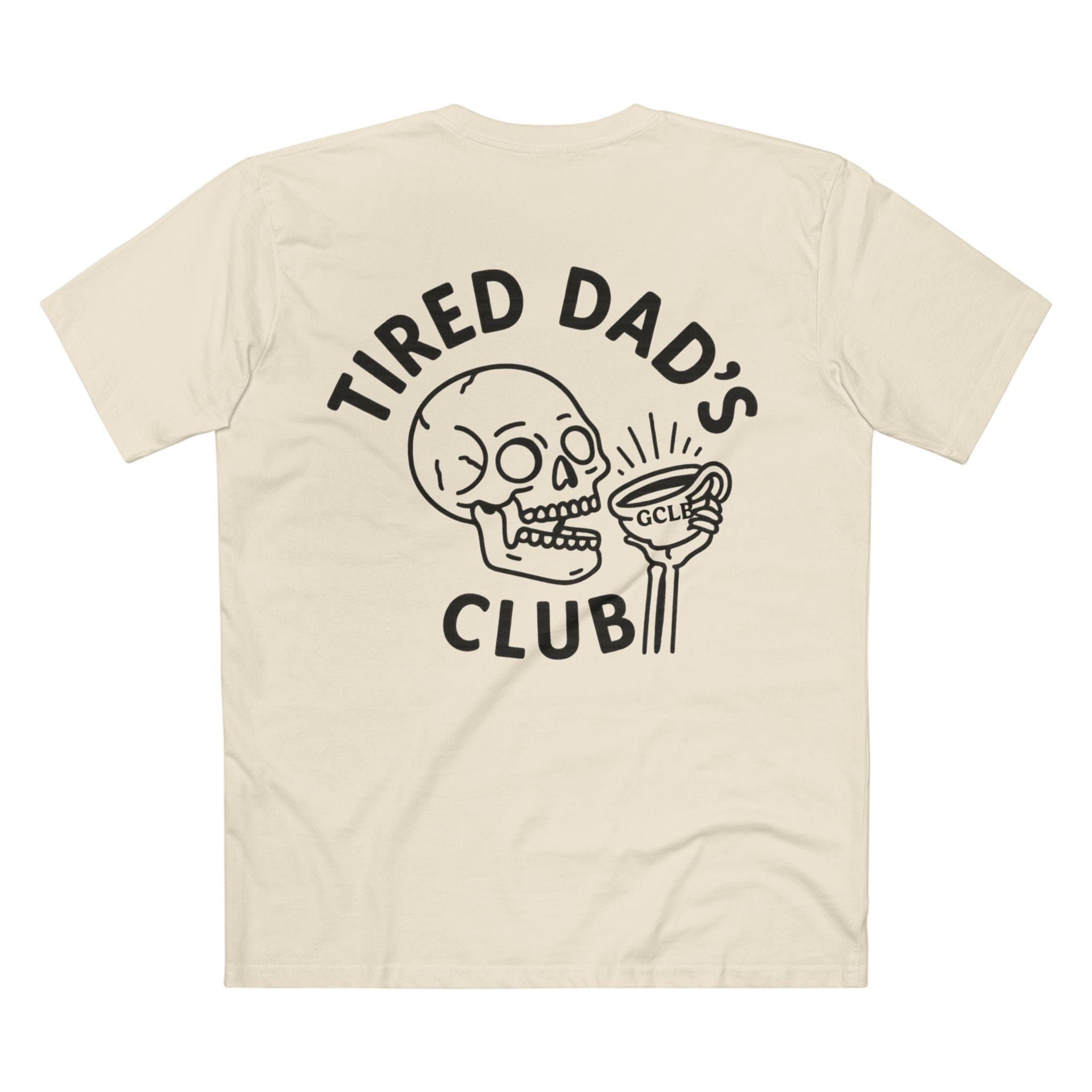 Printify T-Shirt Natural / XS Tired Dads Club