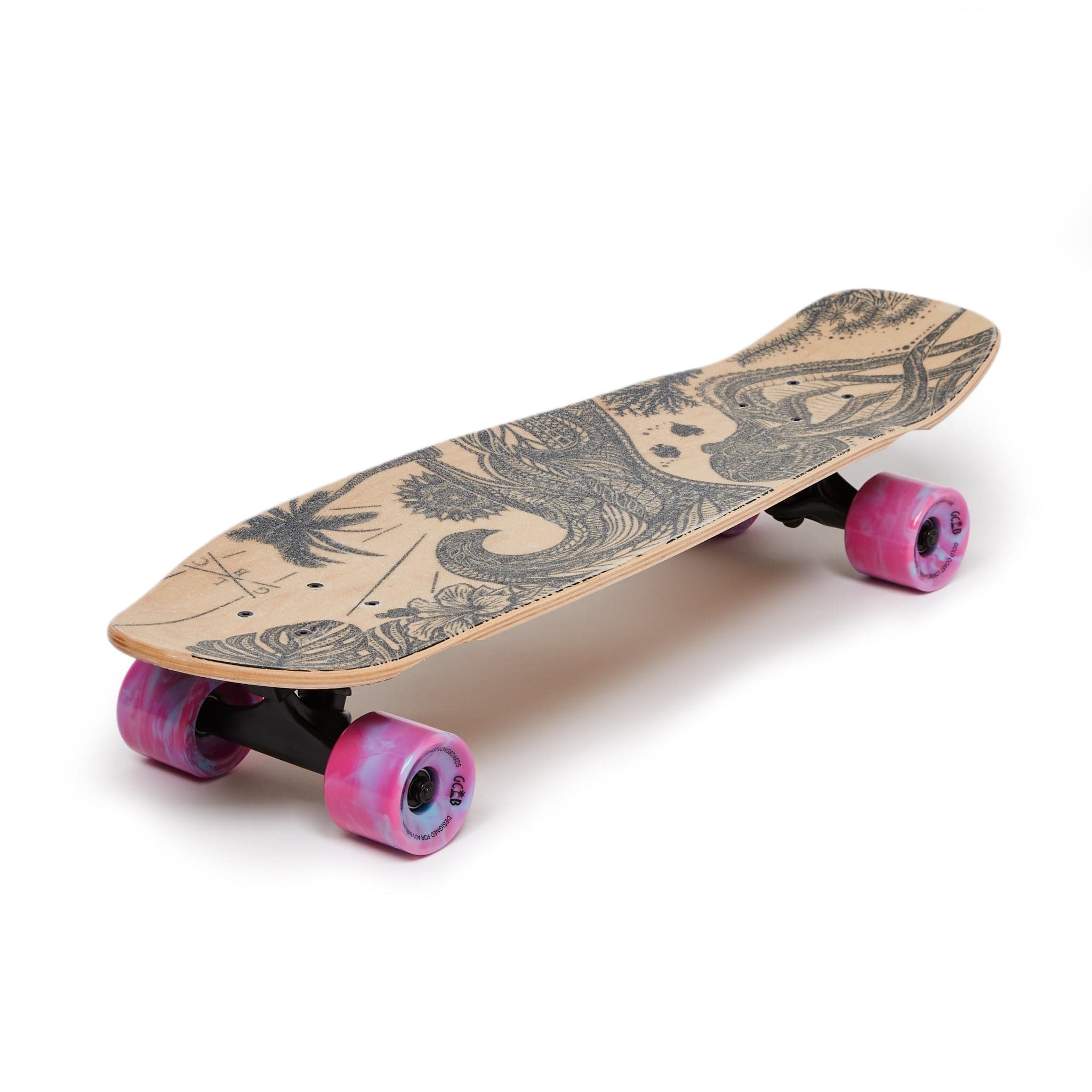 Gold Coast Longboards Cruiser Skateboard Cruiser - Aloha Edition