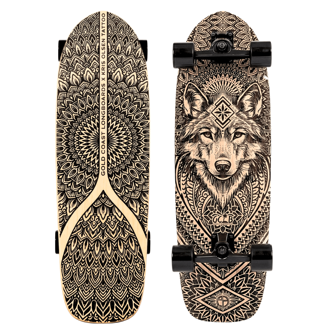 Gold Coast Longboards Surf Skateboard Gravity Surf Trucks Surf Skate 32" — The Hunter