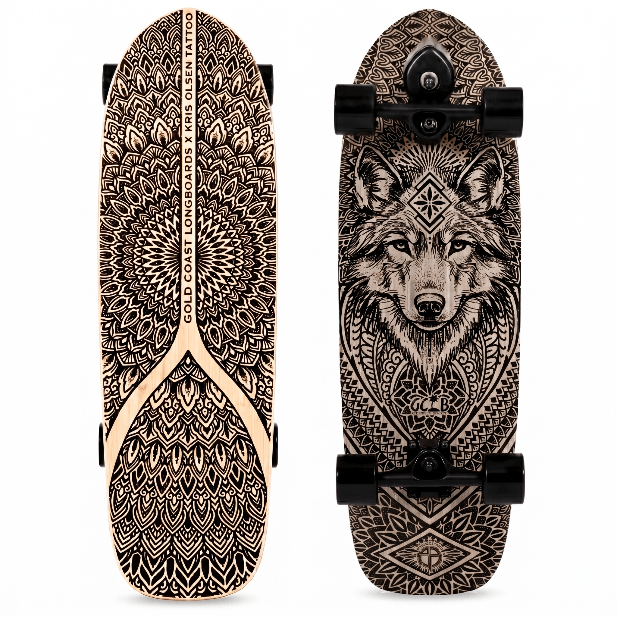 Gold Coast Longboards Surf Skateboard Thruster Surf Trucks Surf Skate 32" — The Hunter