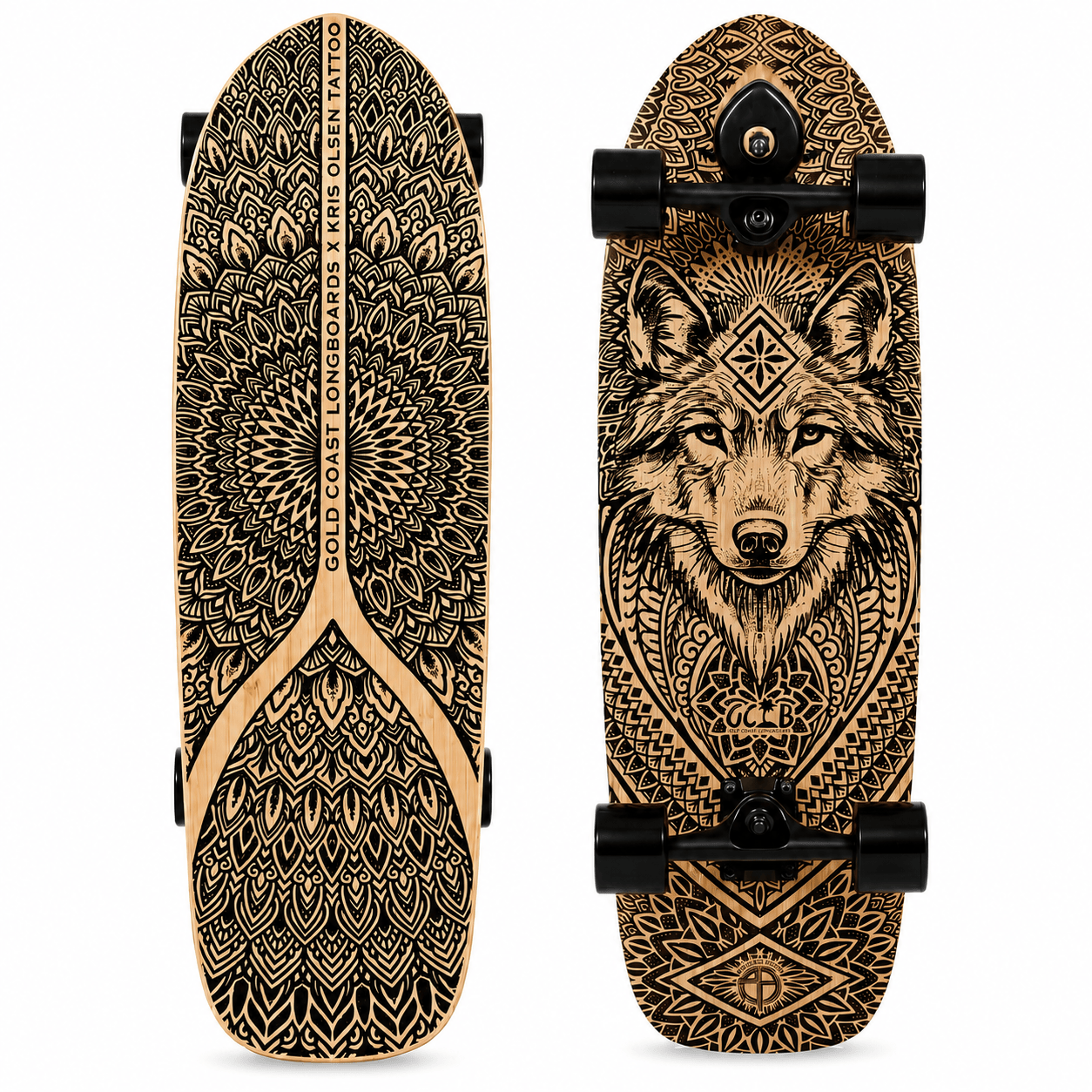 Gold Coast Longboards Surf Skateboard Thruster Surf Trucks Surf Skate 32" — The Wild