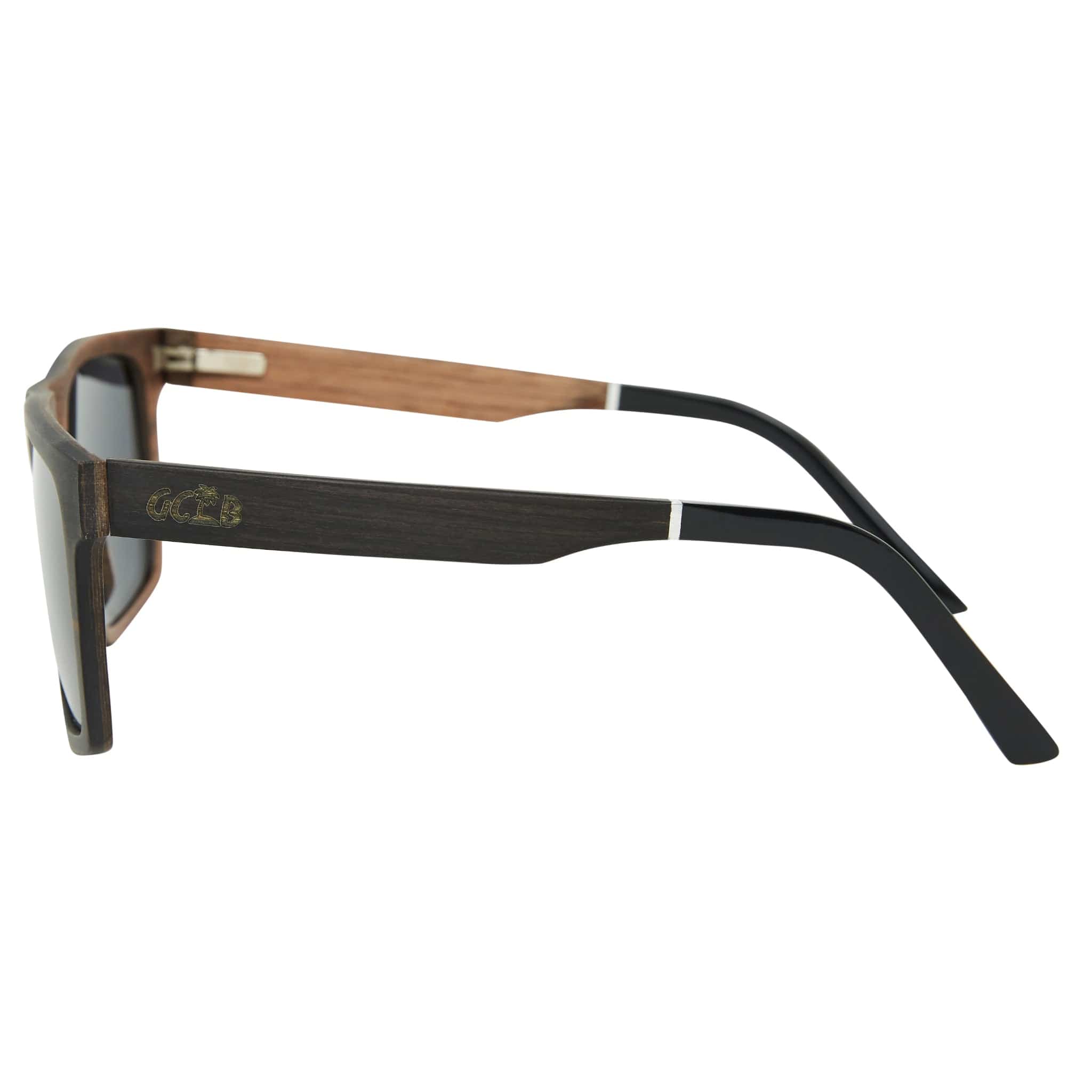 Gold Coast Longboards Sunglasses Large - 144mm Wave Break - Dark Ebony