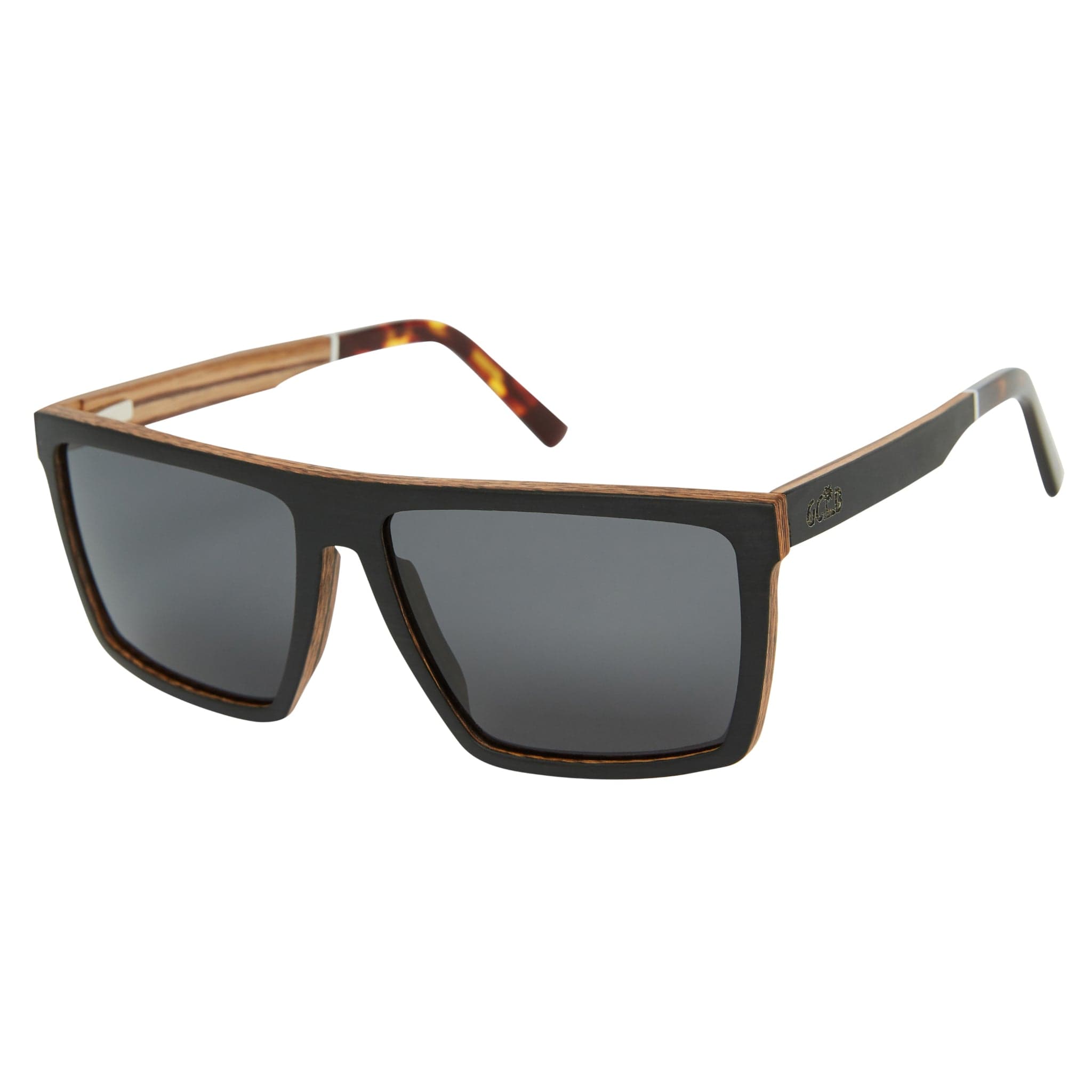 Gold Coast Longboards Sunglasses Medium - 142mm Burleigh - Matt Black