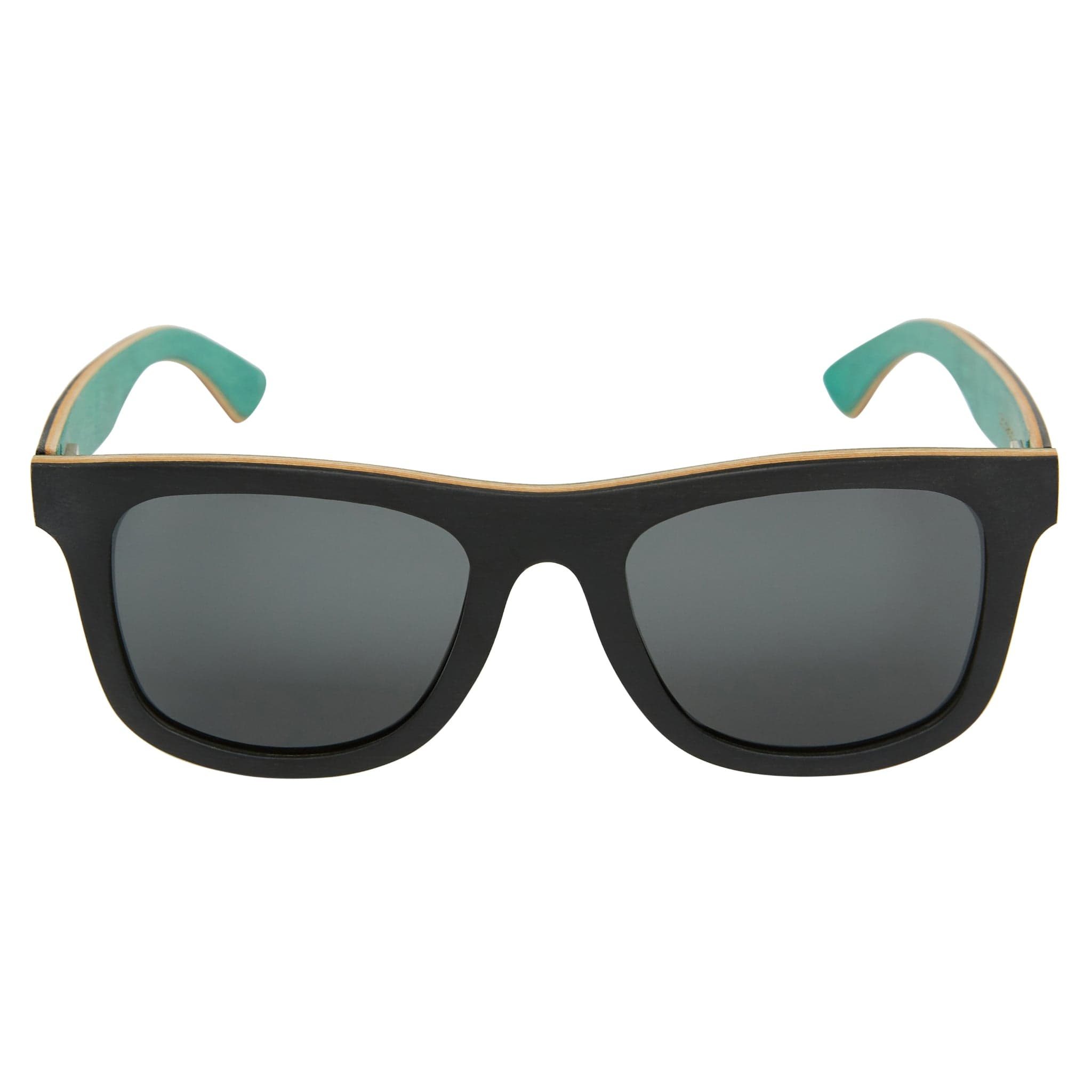 Gold Coast Longboards Sunglasses Medium - 142mm Straddie - Black/Green
