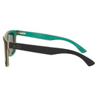 Gold Coast Longboards Sunglasses Medium - 142mm Straddie - Black/Green
