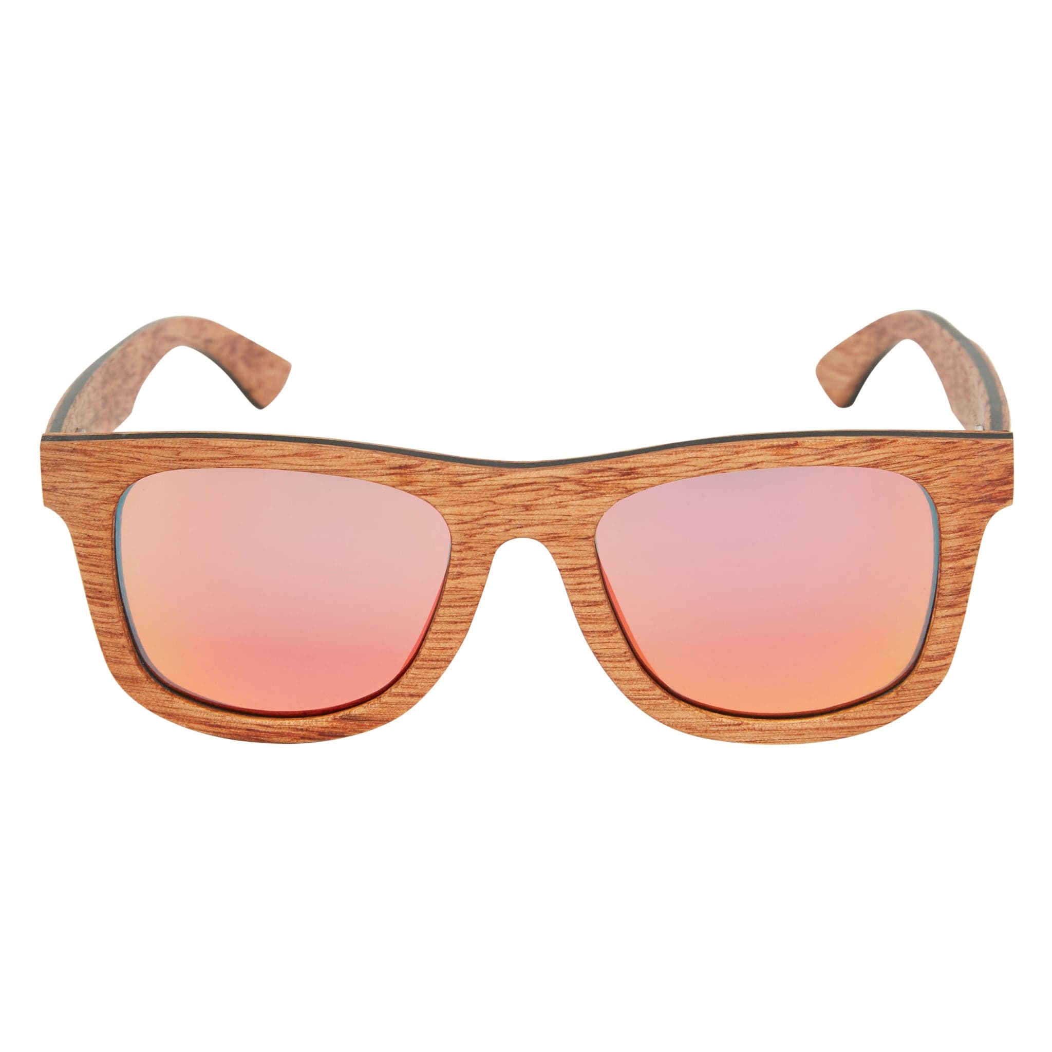 Gold Coast Longboards Sunglasses Medium - 142mm Straddie - Red/Yellow Reflect