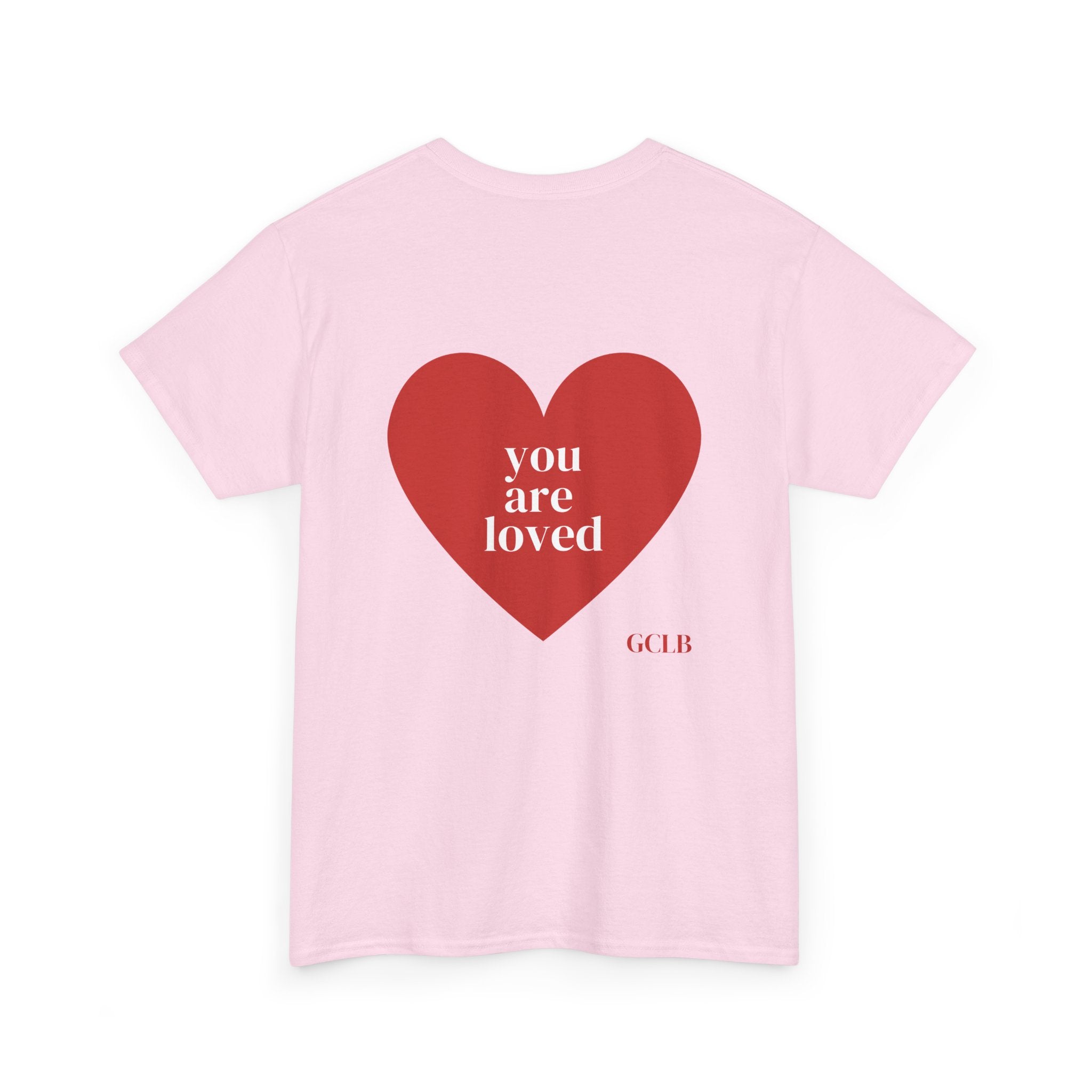 Printify T-Shirt You are Loved Heart Tee