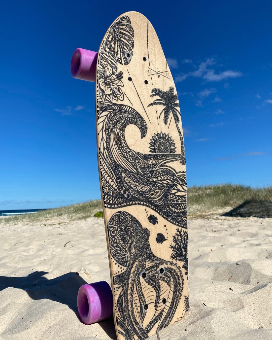 Gold Coast Longboards Cruiser Skateboard Cruiser Skateboard - Aloha Edition | Gold Coast Longboards