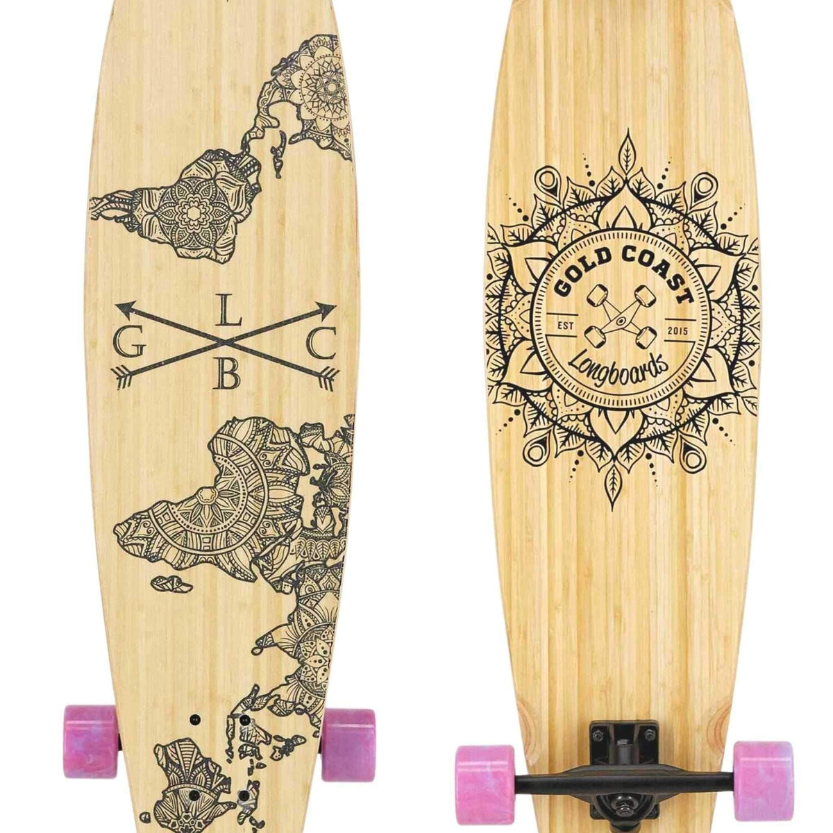 Kicktail Longboard Wanderlust Edition Gold Coast Longboards