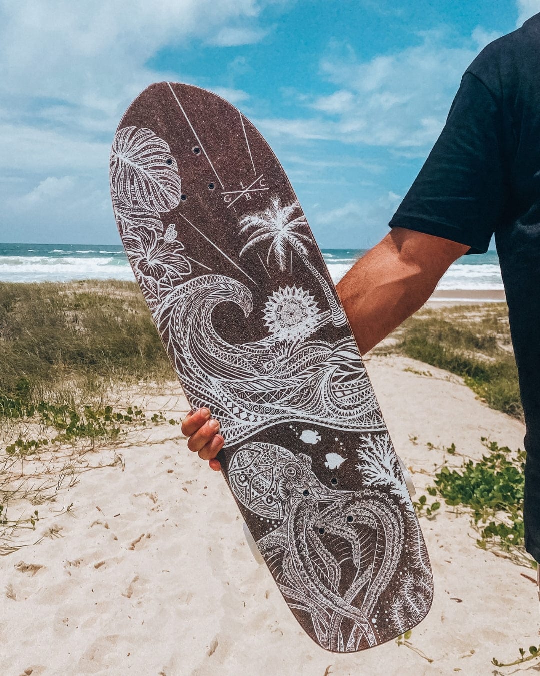 Gold Coast Longboards Surf Skateboard Surf Skate Skateboard 32" - Wanderlust Edition | Gold Coast Longboards