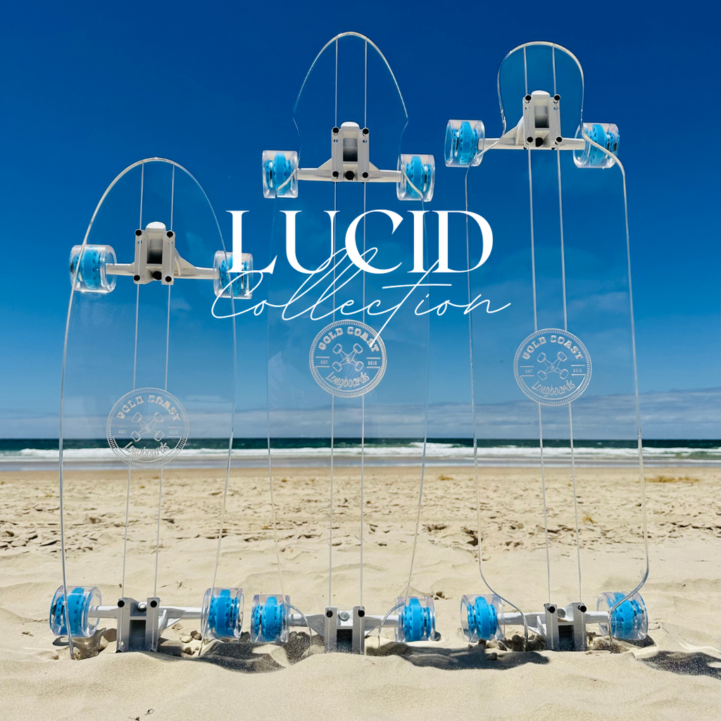 lucid collection acrylic longboards