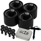 Gold Coast Longboards Miscellaneous Black Cruiser/SurfSkate Wheel Pack