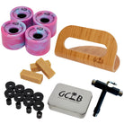 Gold Coast Longboards Miscellaneous Pink Swirl Total Cruiser/SurfSkate Accessories Pack