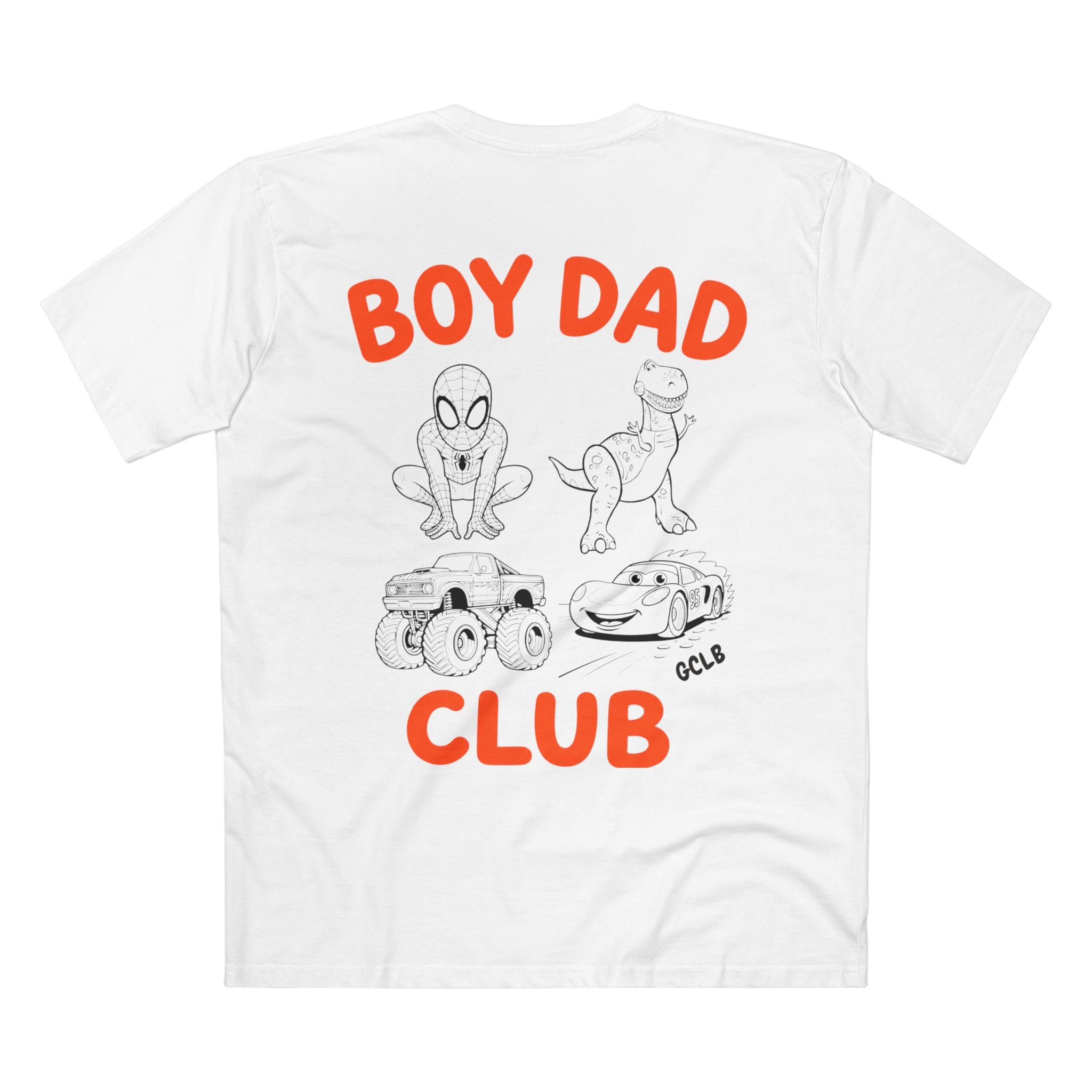 Printify T-Shirt Black / XS Boy Dad Club Tee