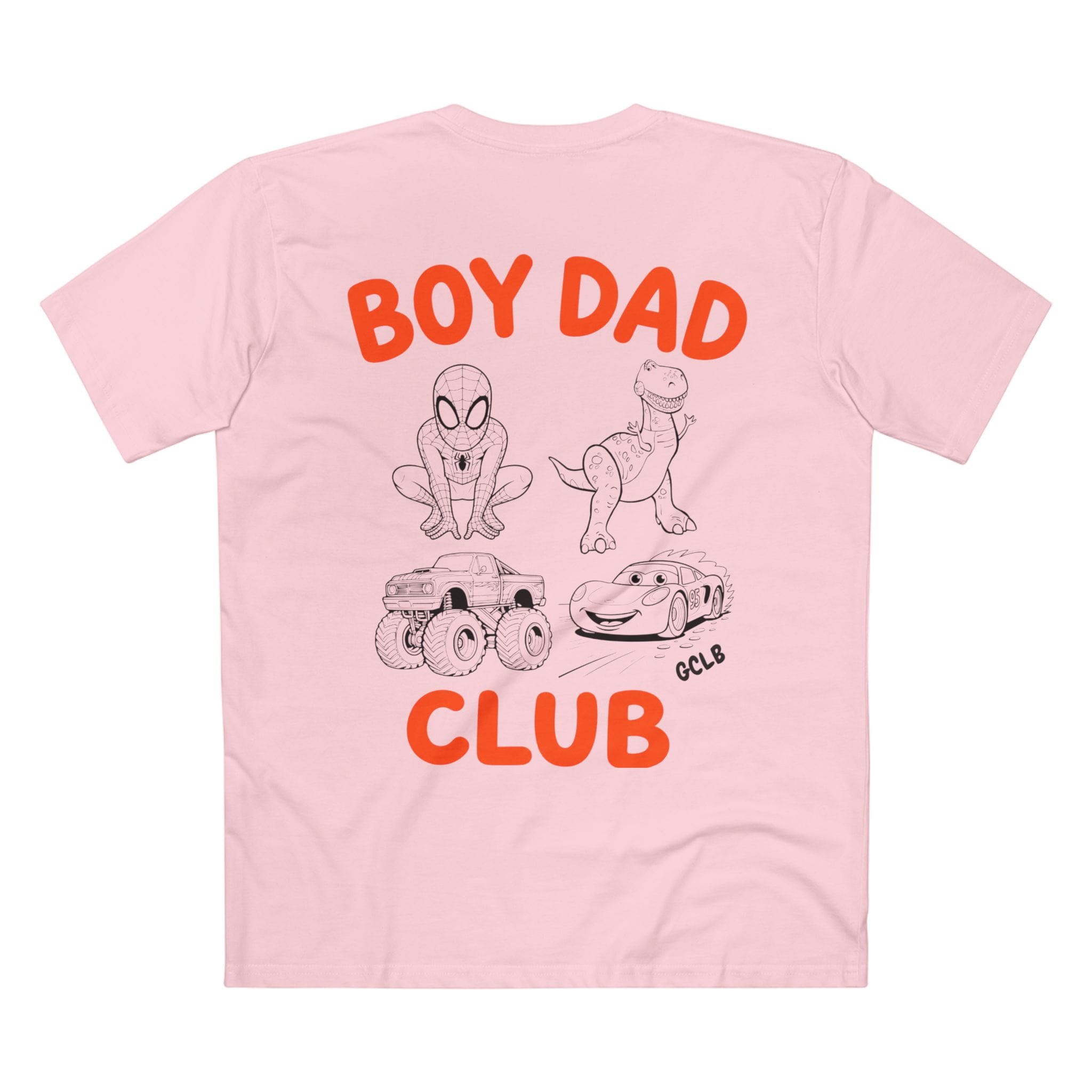 Printify T-Shirt Pink / XS Boy Dad Club Tee