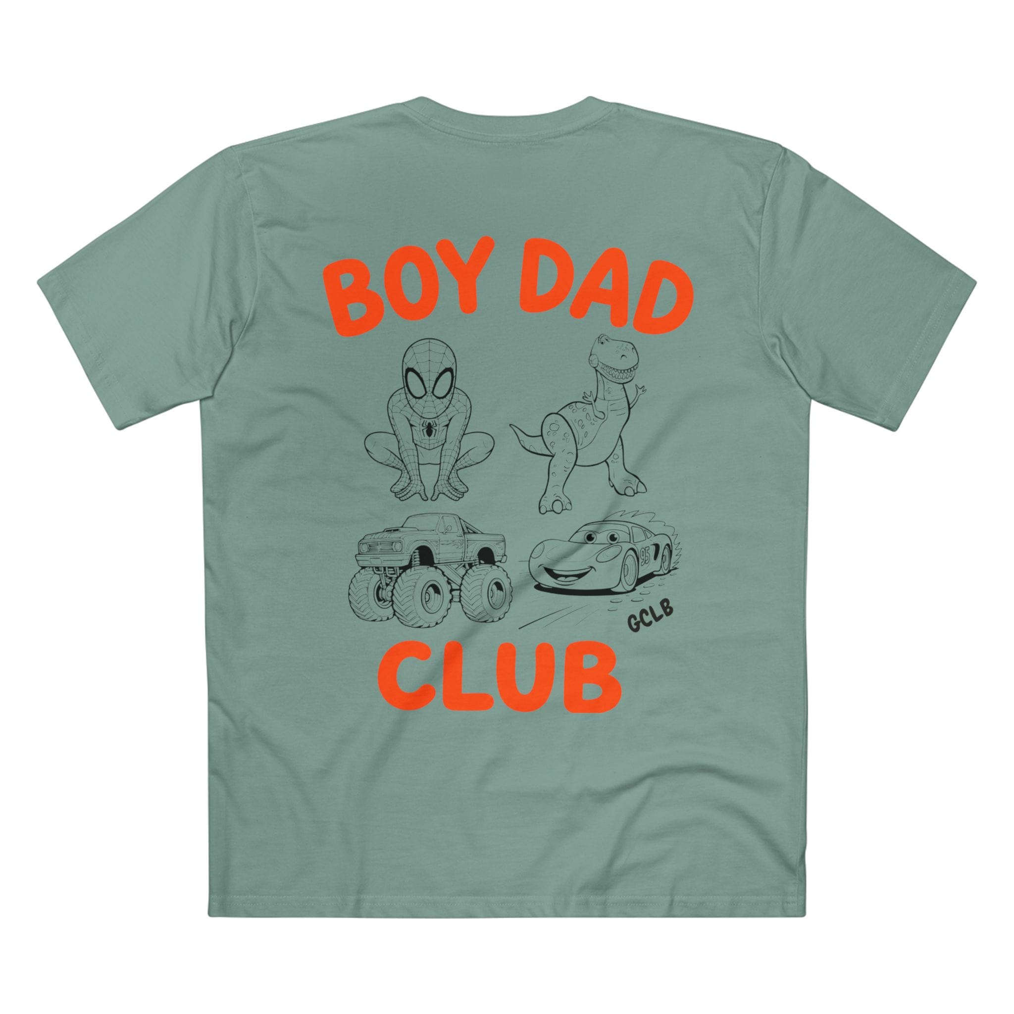 Printify T-Shirt Sage / XS Boy Dad Club Tee