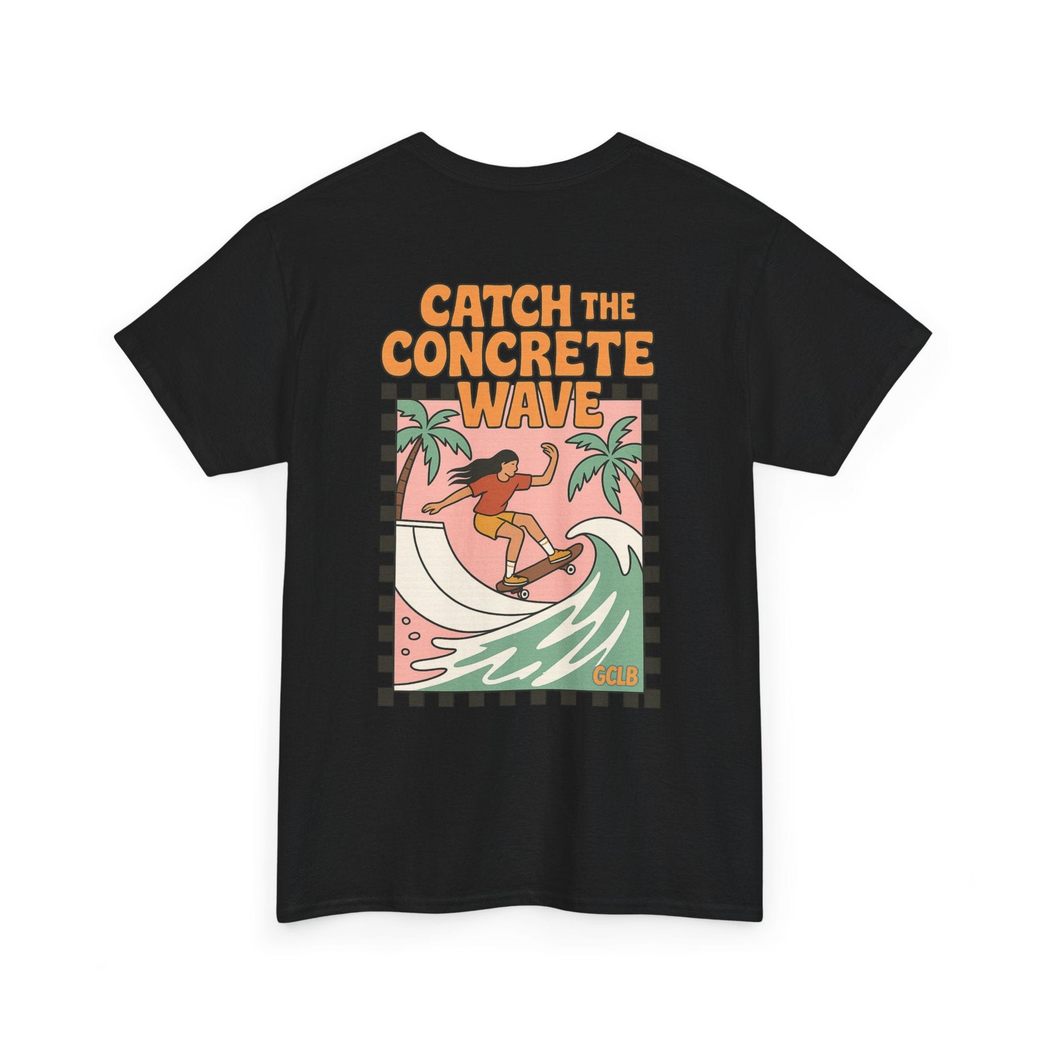 Printify T-Shirt Black / S Catch the Concrete Wave 2.0 Tee