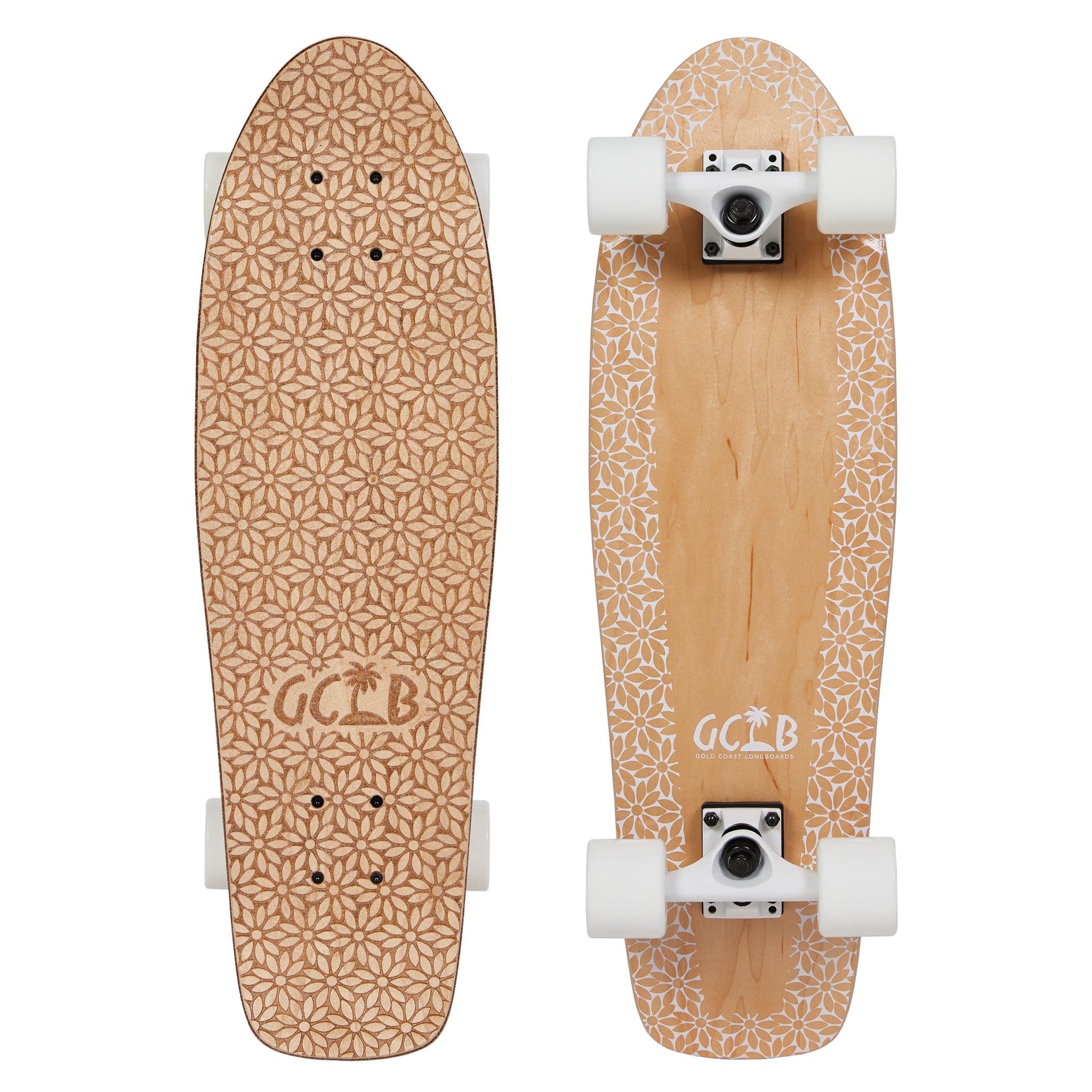 Gold Coast Longboards Cruiser Skateboard Cruiser - Daisy Bloom