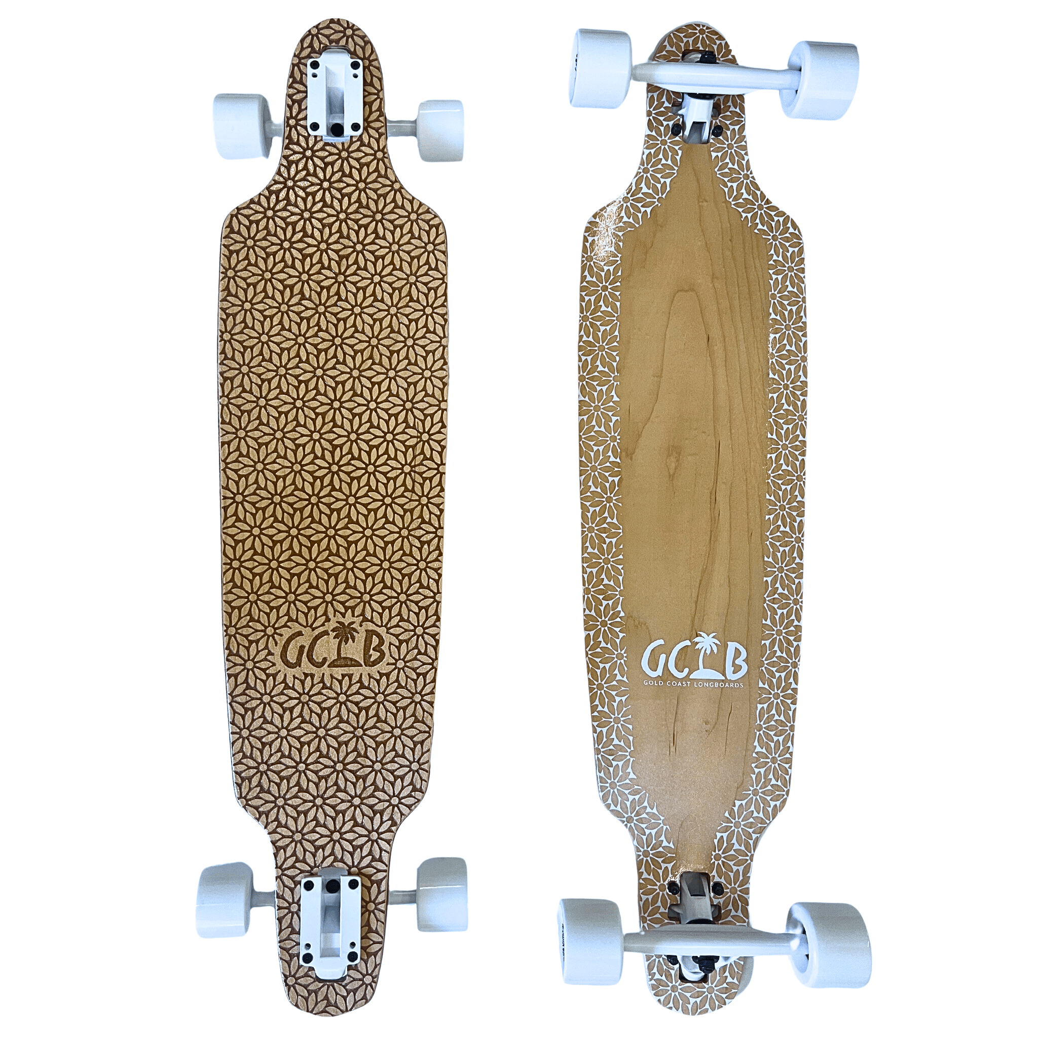 Gold Coast Longboards Longboard Dropthrough Longboard - Daisy Bloom