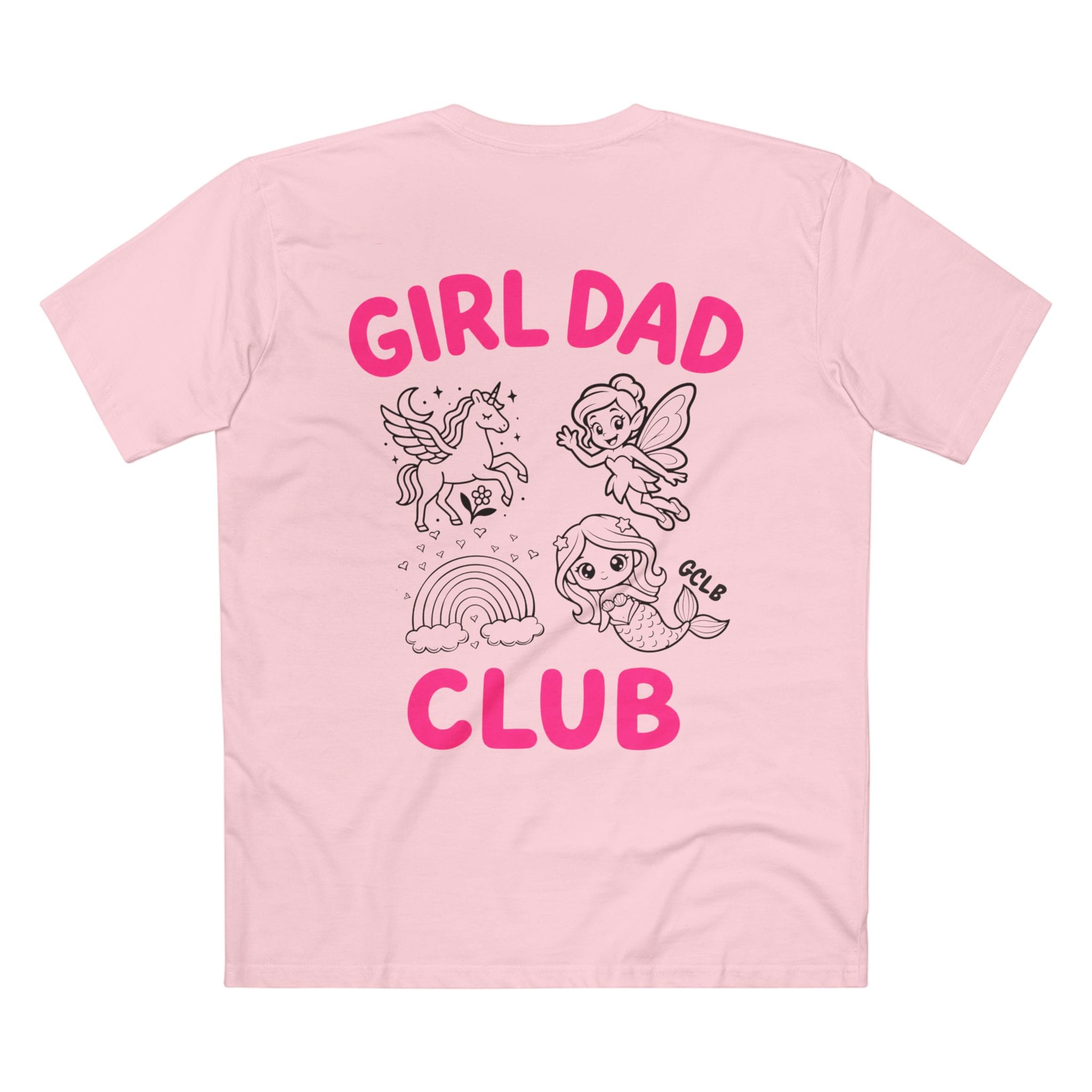Printify T-Shirt Pink / XS Girl Dad Club Tee