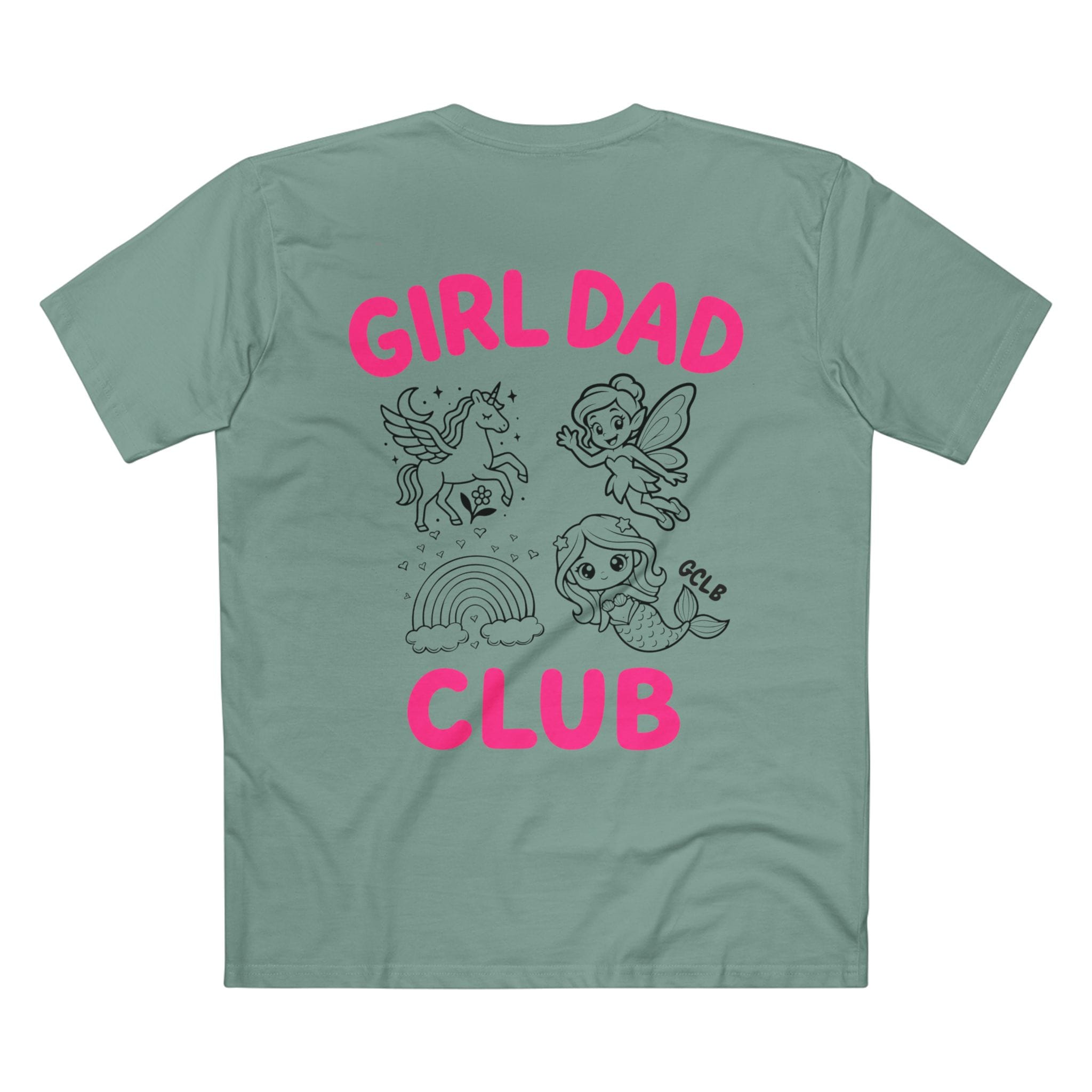 Printify T-Shirt Sage / XS Girl Dad Club Tee