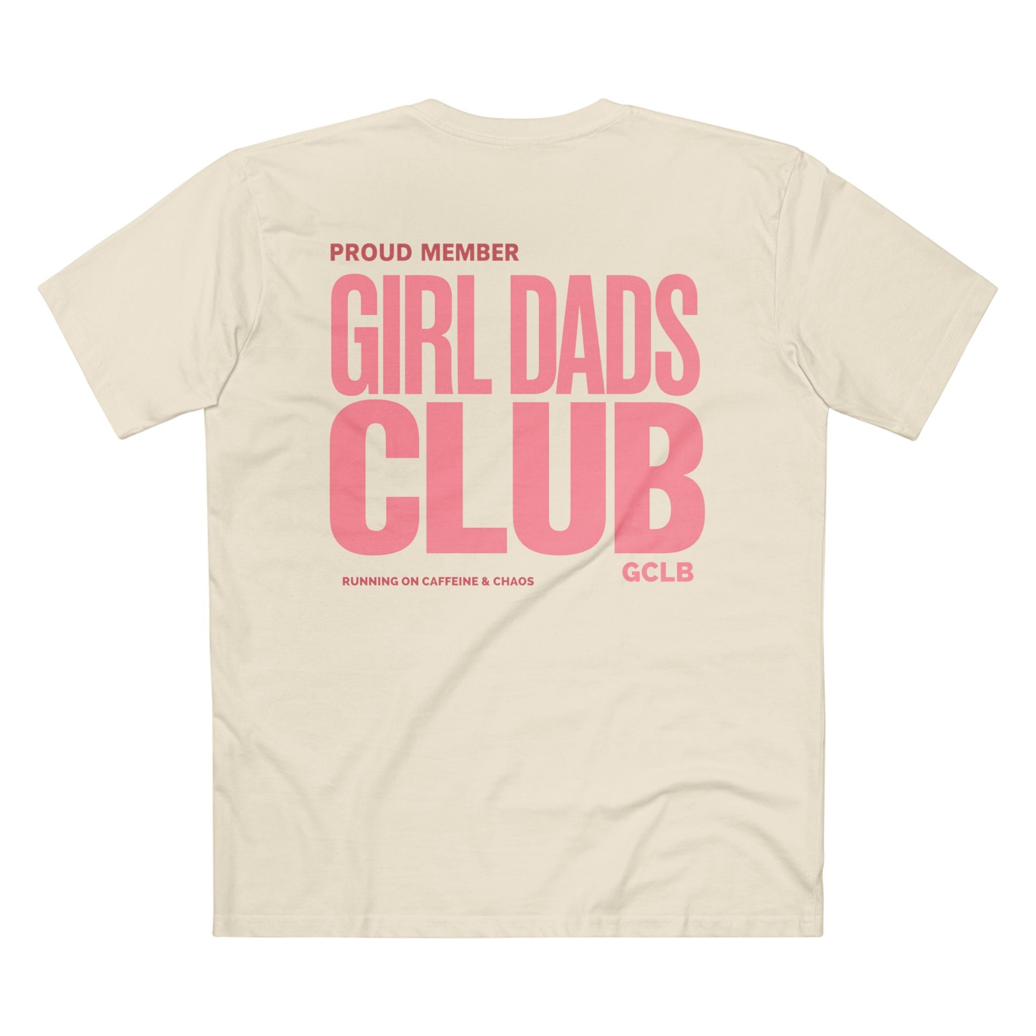 Printify T-Shirt Natural / XS Girl Dads Club Tee