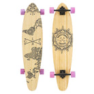 Gold Coast Longboards Longboard Pink Swirl Kicktail Longboard - Wanderlust Edition