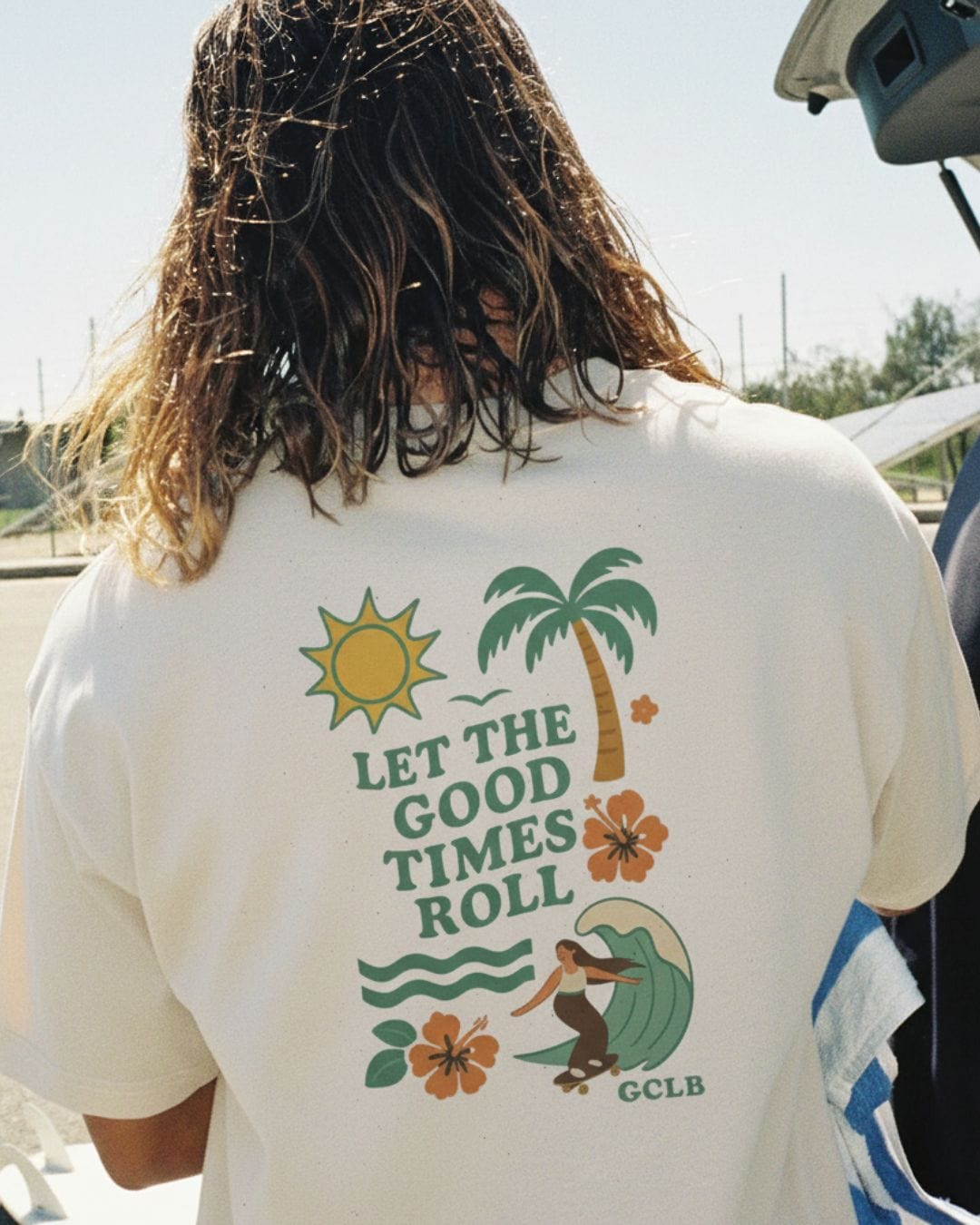 Printify T-Shirt Let the Good Times Roll Tee 2.0