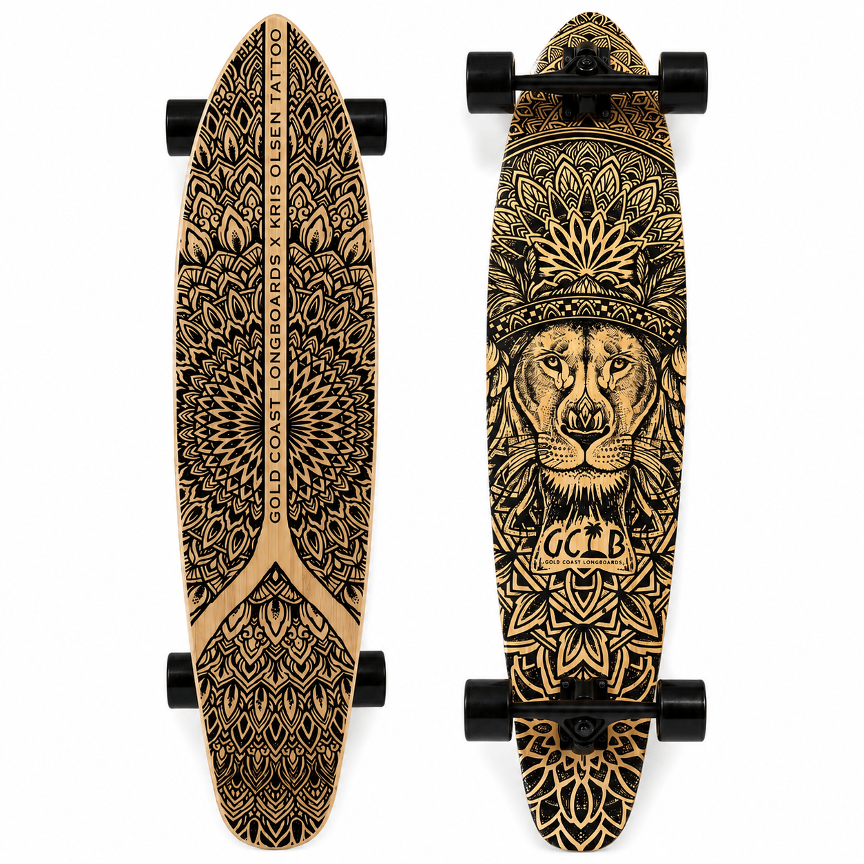 Gold Coast Longboards Longboard Kicktail Longboard — The Fearless