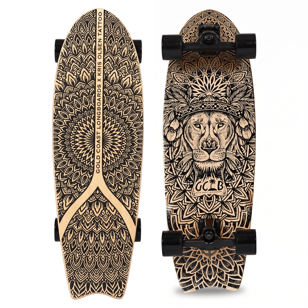 Gold Coast Longboards Surf Skateboard Gravity Surf Trucks Surf Skate 30" — The Fearless